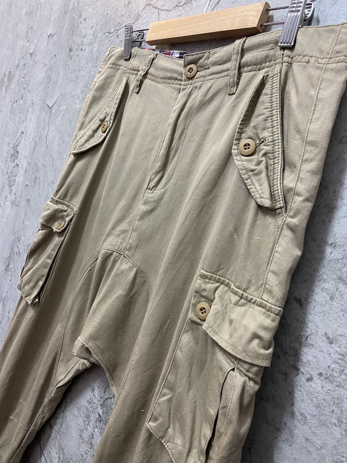 Japanese Brand Japan Brand Soleidor Cargo 3quarter Harem Pants Size US 32 / EU 48 - 8 Thumbnail
