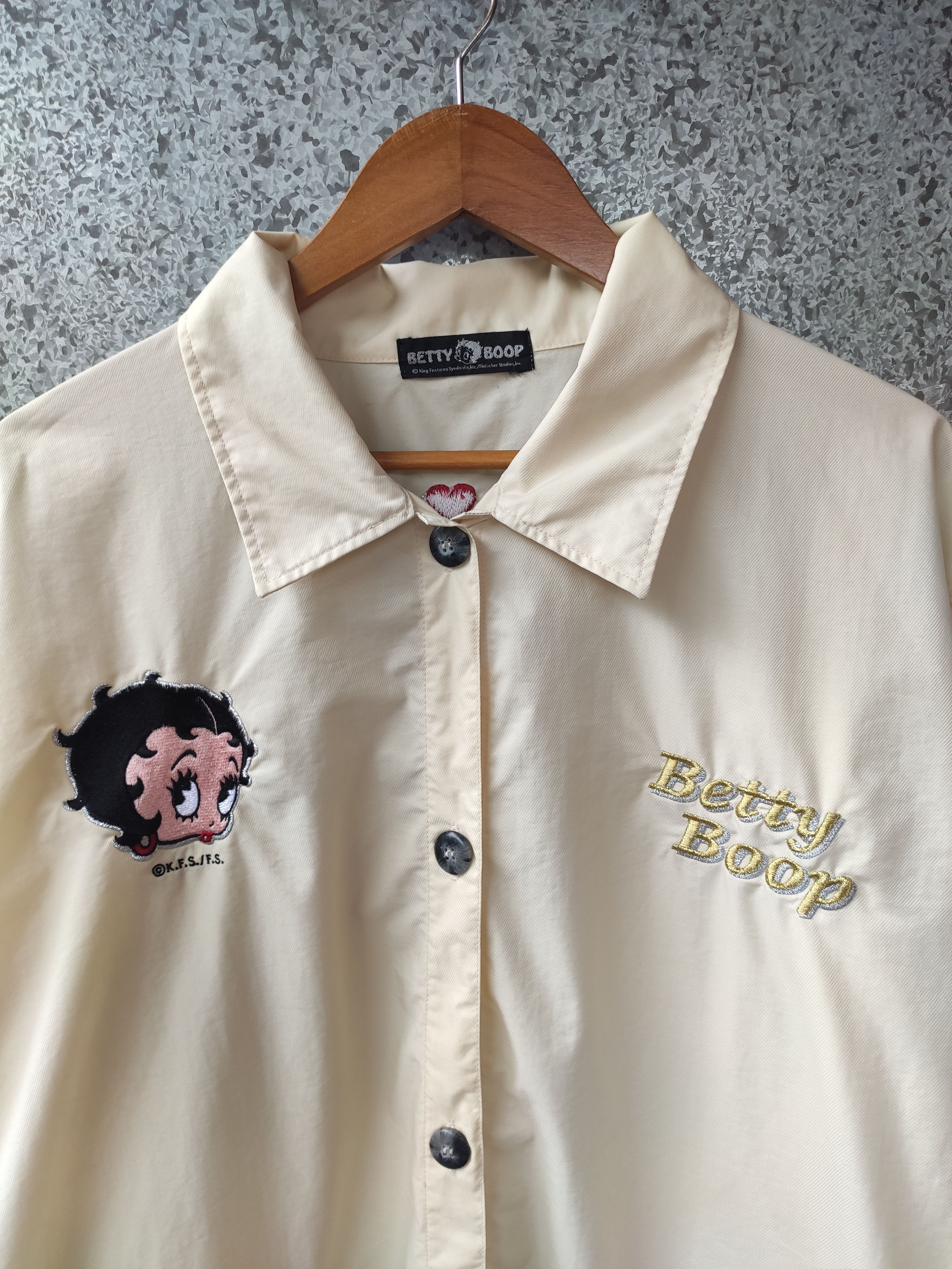Cartoon Network × Vintage Vintage 90s Vintage Betty Boop jacket embroidery Size US L / EU 52-54 / 3 - 4 Thumbnail