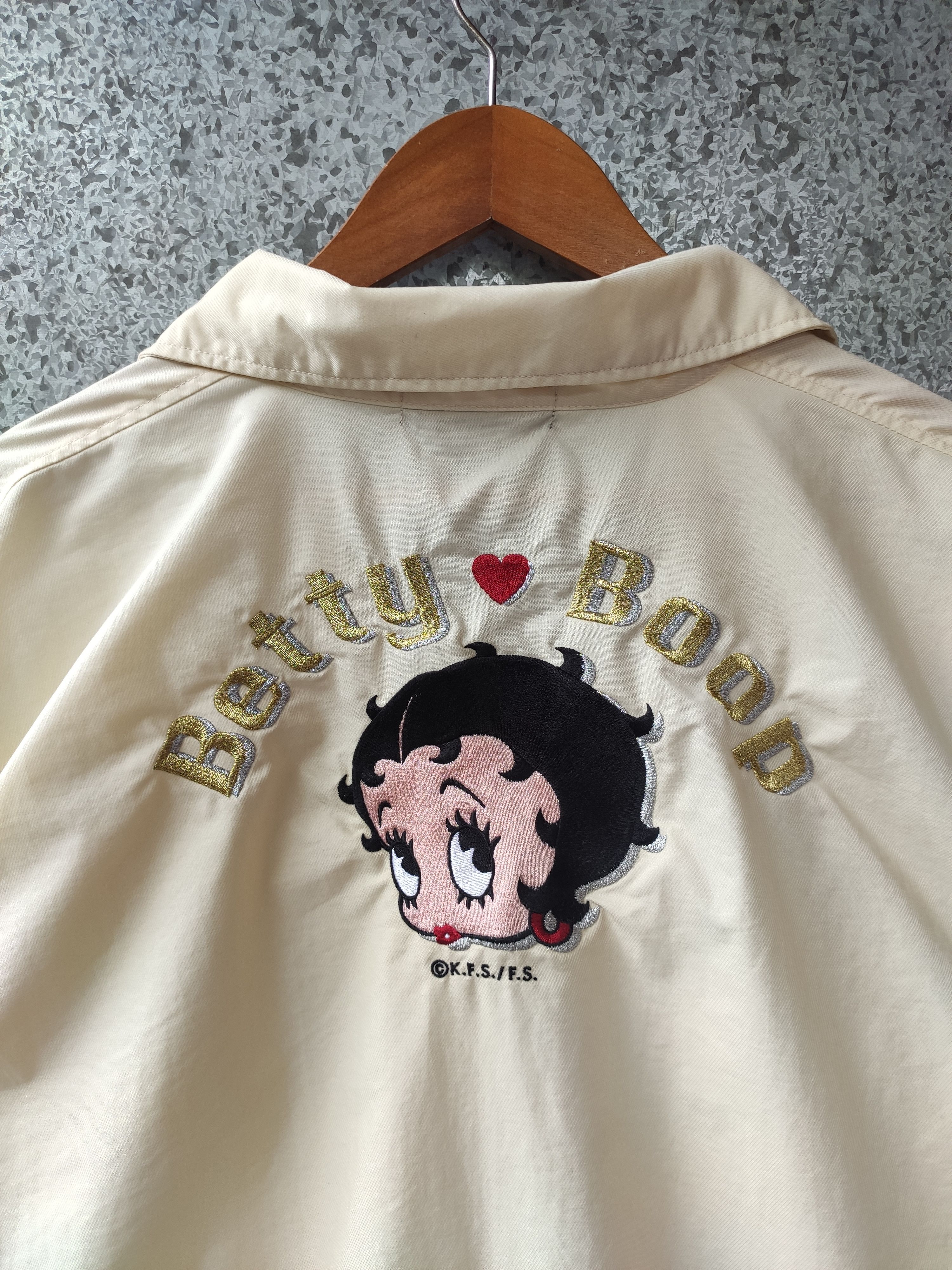 Cartoon Network × Vintage Vintage 90s Vintage Betty Boop jacket embroidery Size US L / EU 52-54 / 3 - 2 Thumbnail