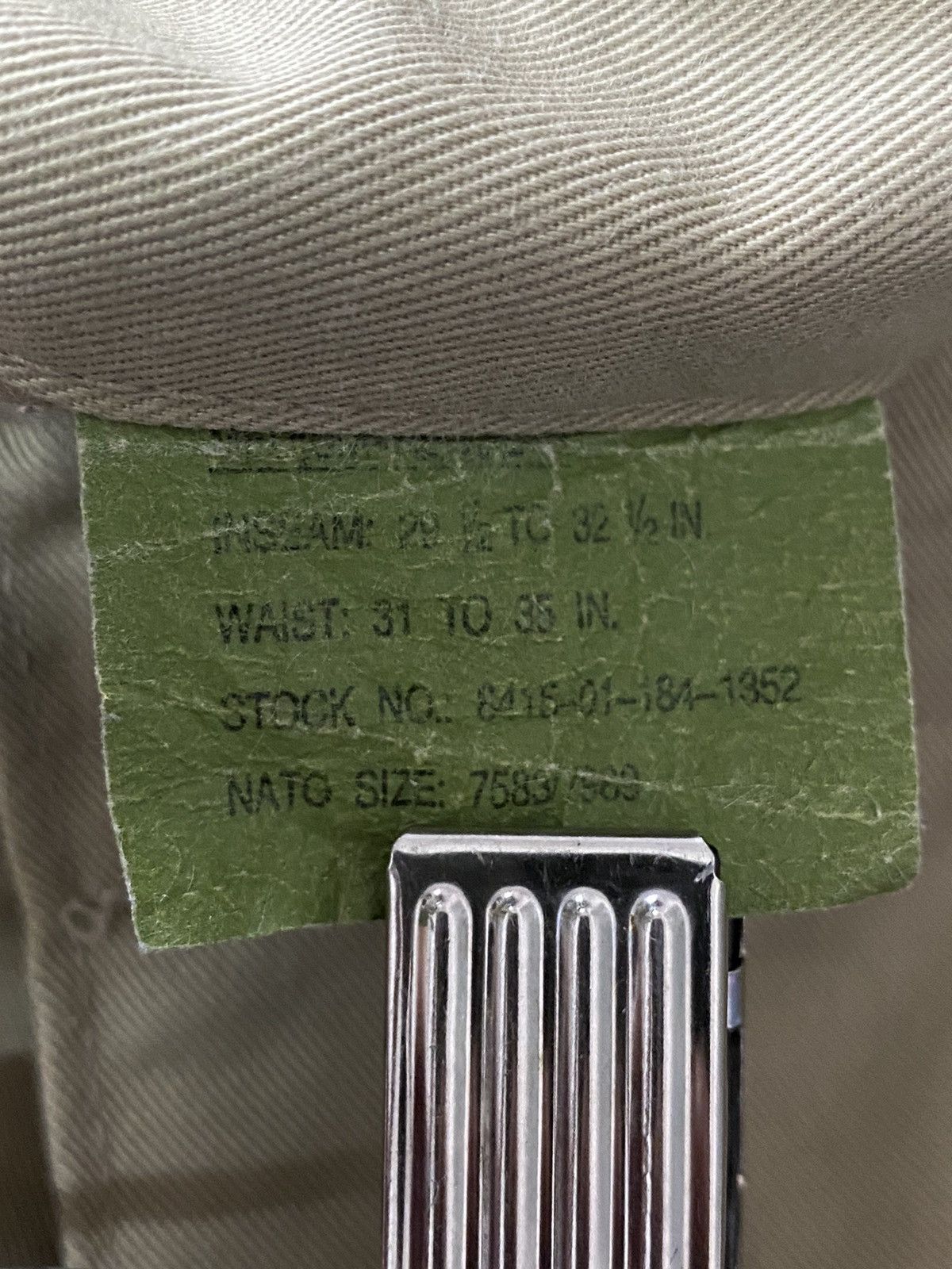 Vintage Vintage 80’s Military Cargo Combat Technical Pants Size US 34 / EU 50 - 16 Thumbnail