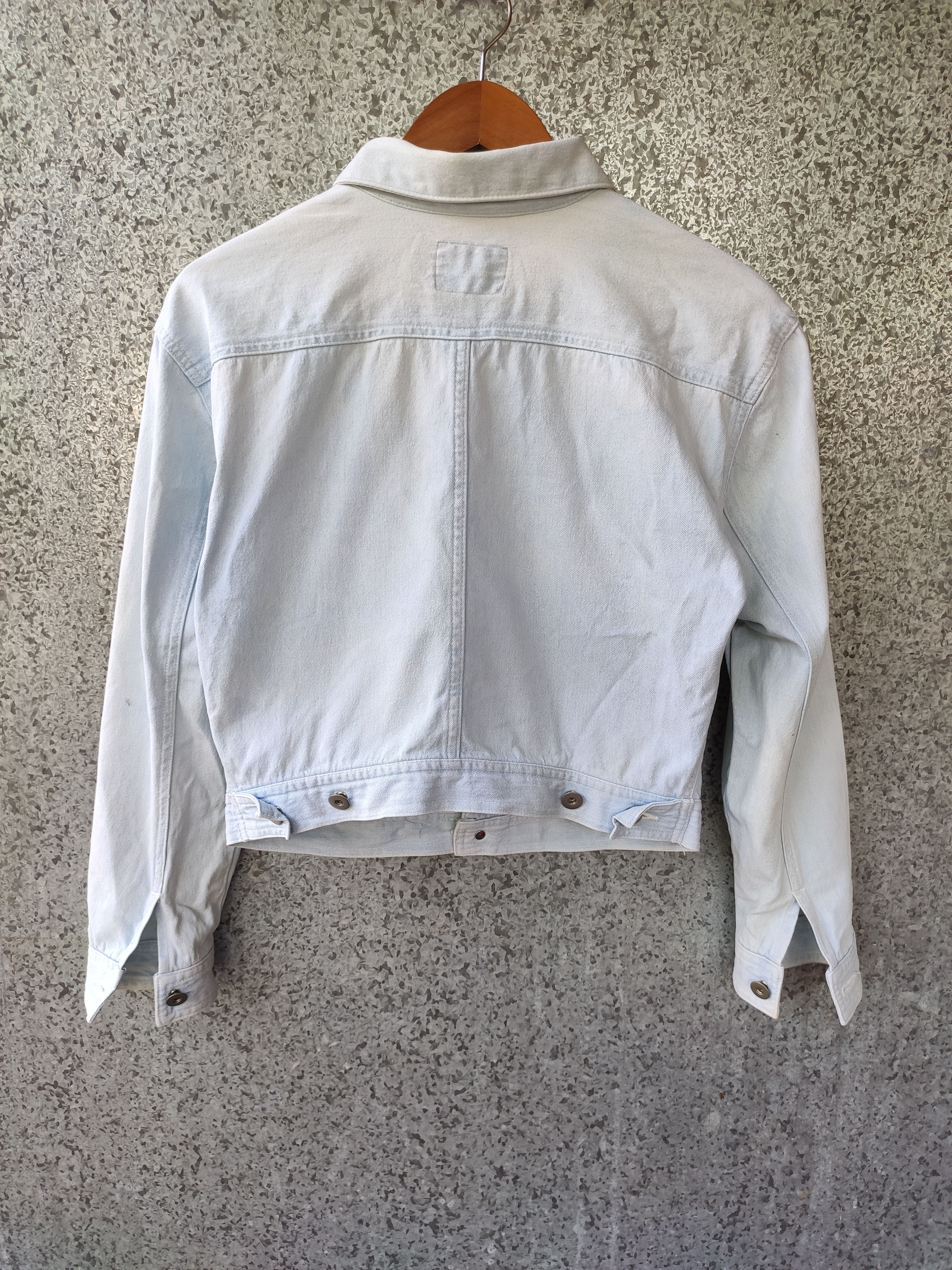 Issey Miyake Issey Miyake Jeans Jacket short Jacket Size S / US 4 / IT 40 - 3 Thumbnail