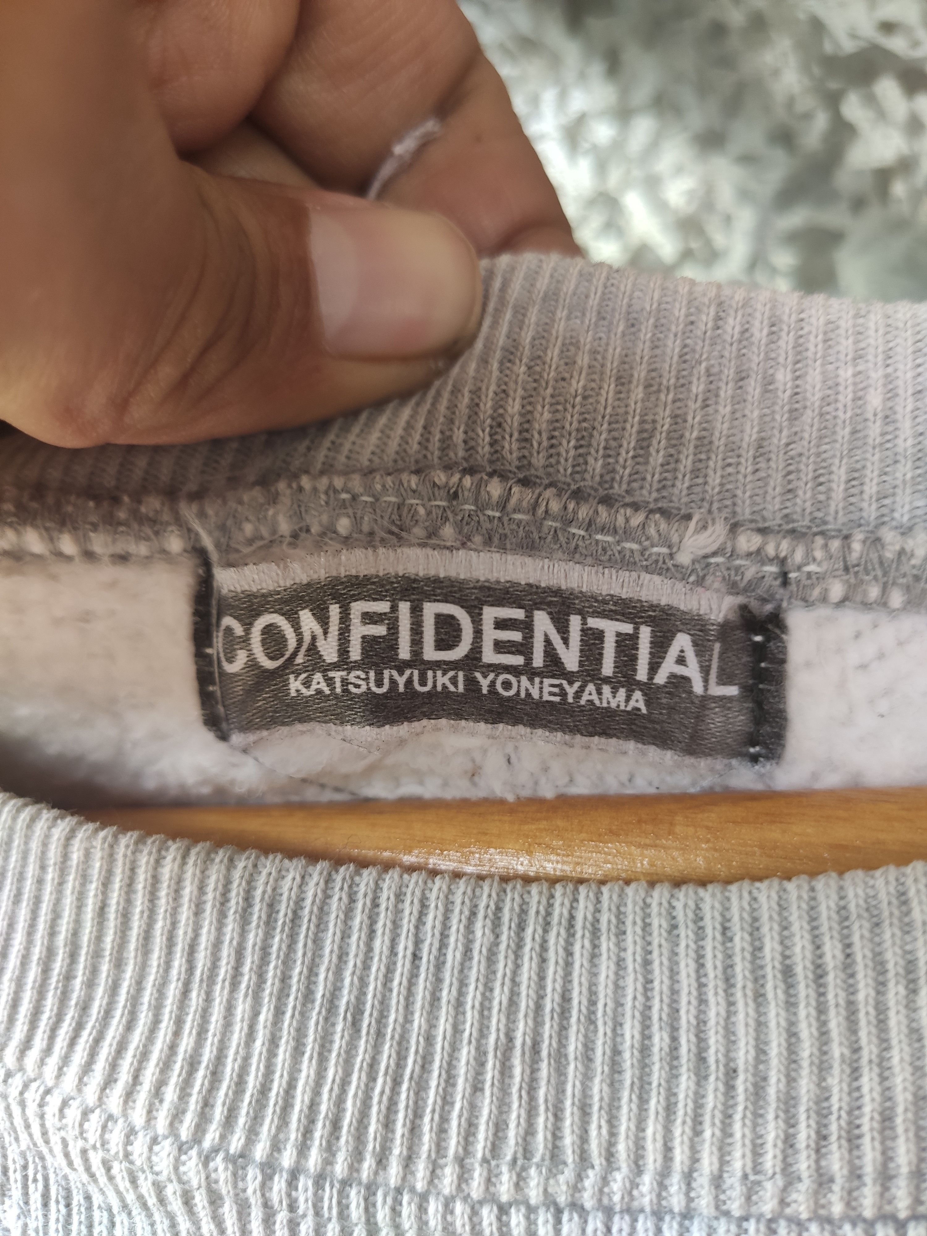 Designer × Japanese Brand Confidental by Katsuyuki Yoneyama sweatshirt Size US M / EU 48-50 / 2 - 4 Thumbnail