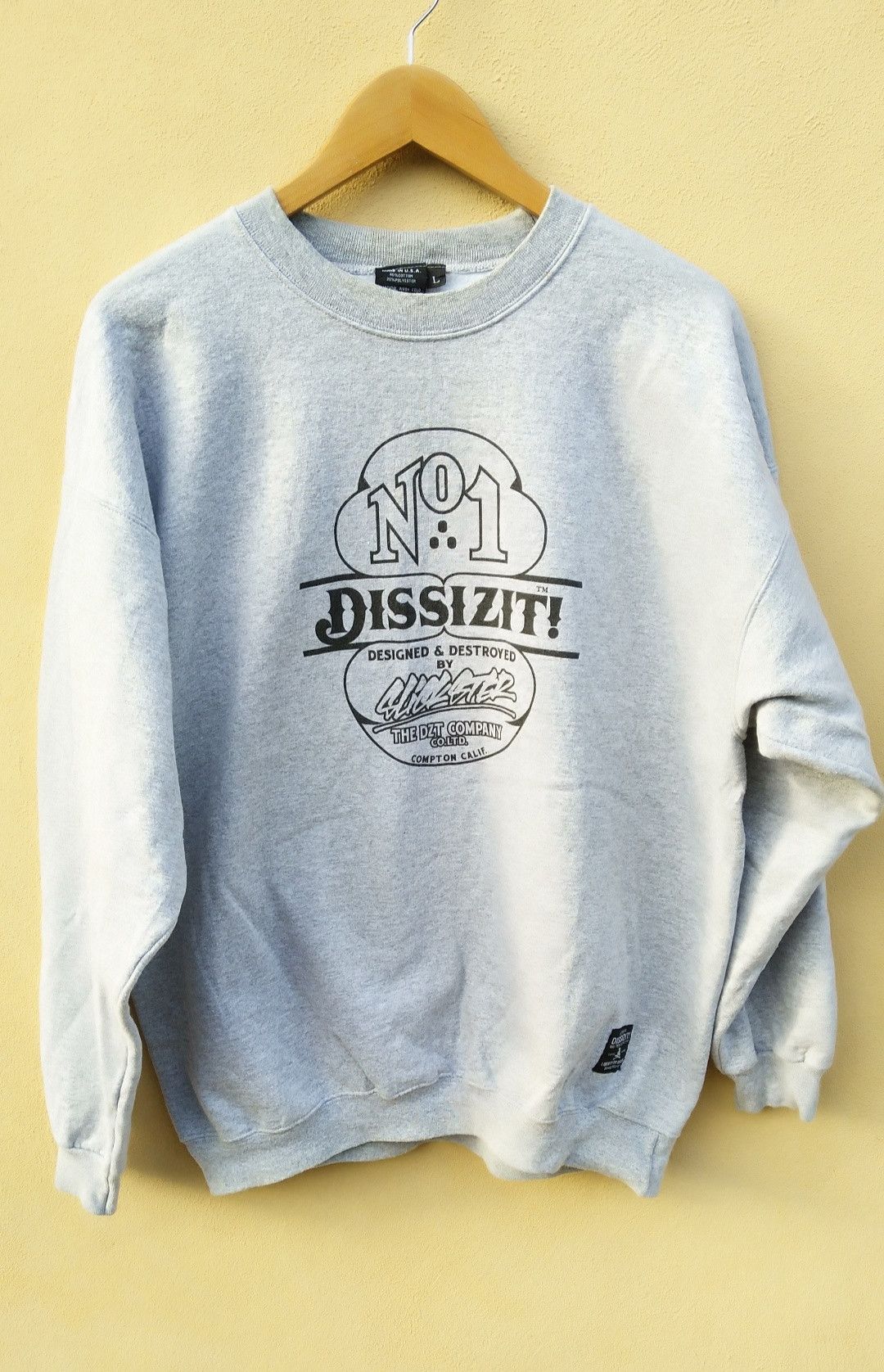 Dissizit Vintage Dissizit sweatshirt Size US L / EU 52-54 / 3 - 1 Thumbnail