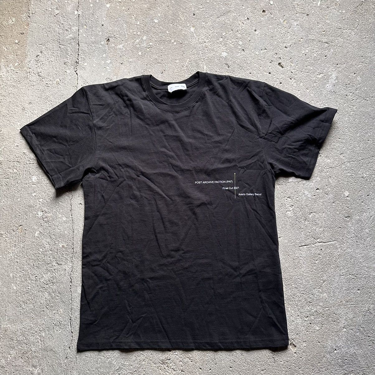 POST ARCHIVE FACTION (PAF) PAF final cut tshirt | Grailed