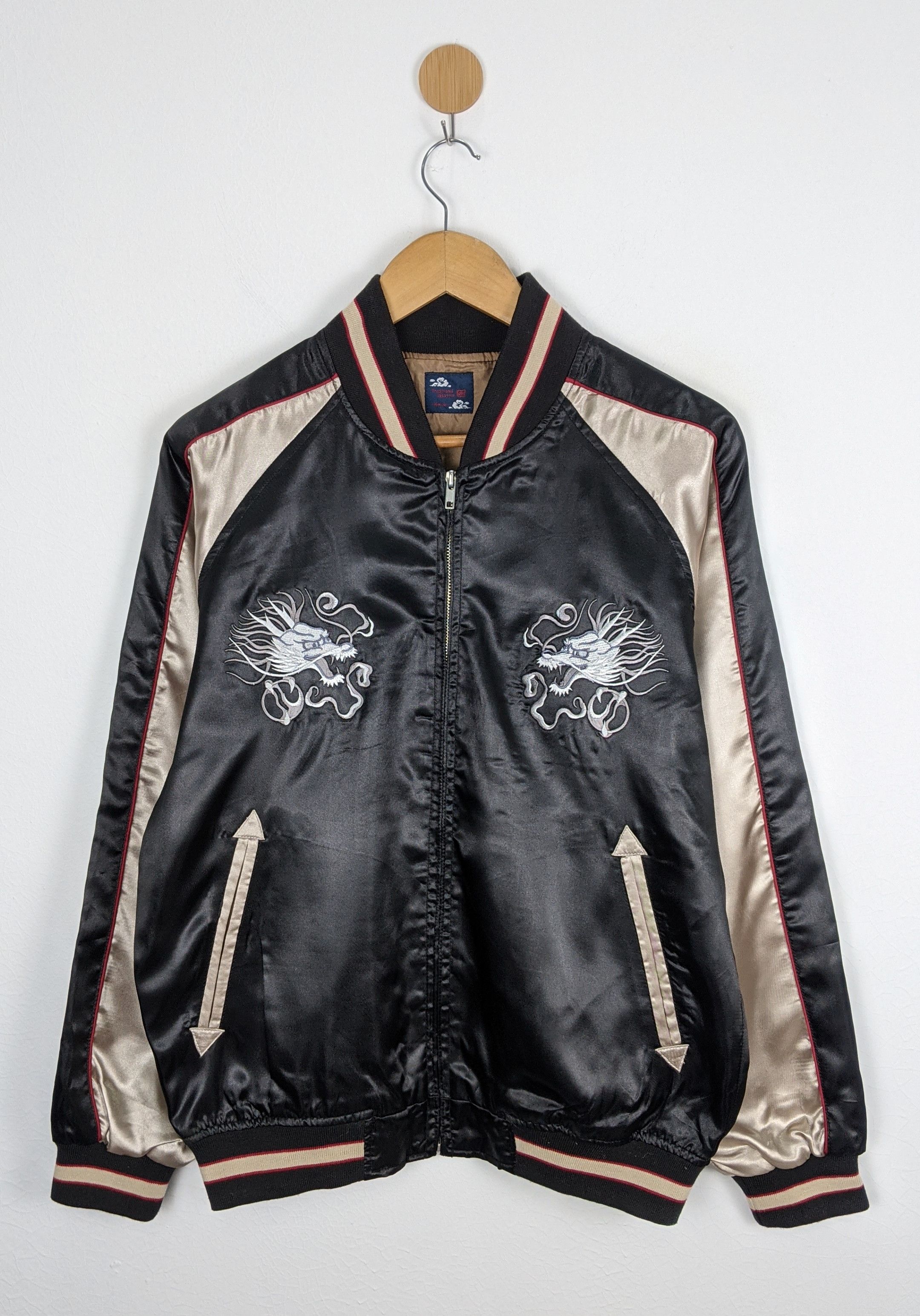 Other Vintage Sukajan Souvenir Jacket Dragon Traditional Japan Size US M / EU 48-50 / 2 - 2 Thumbnail