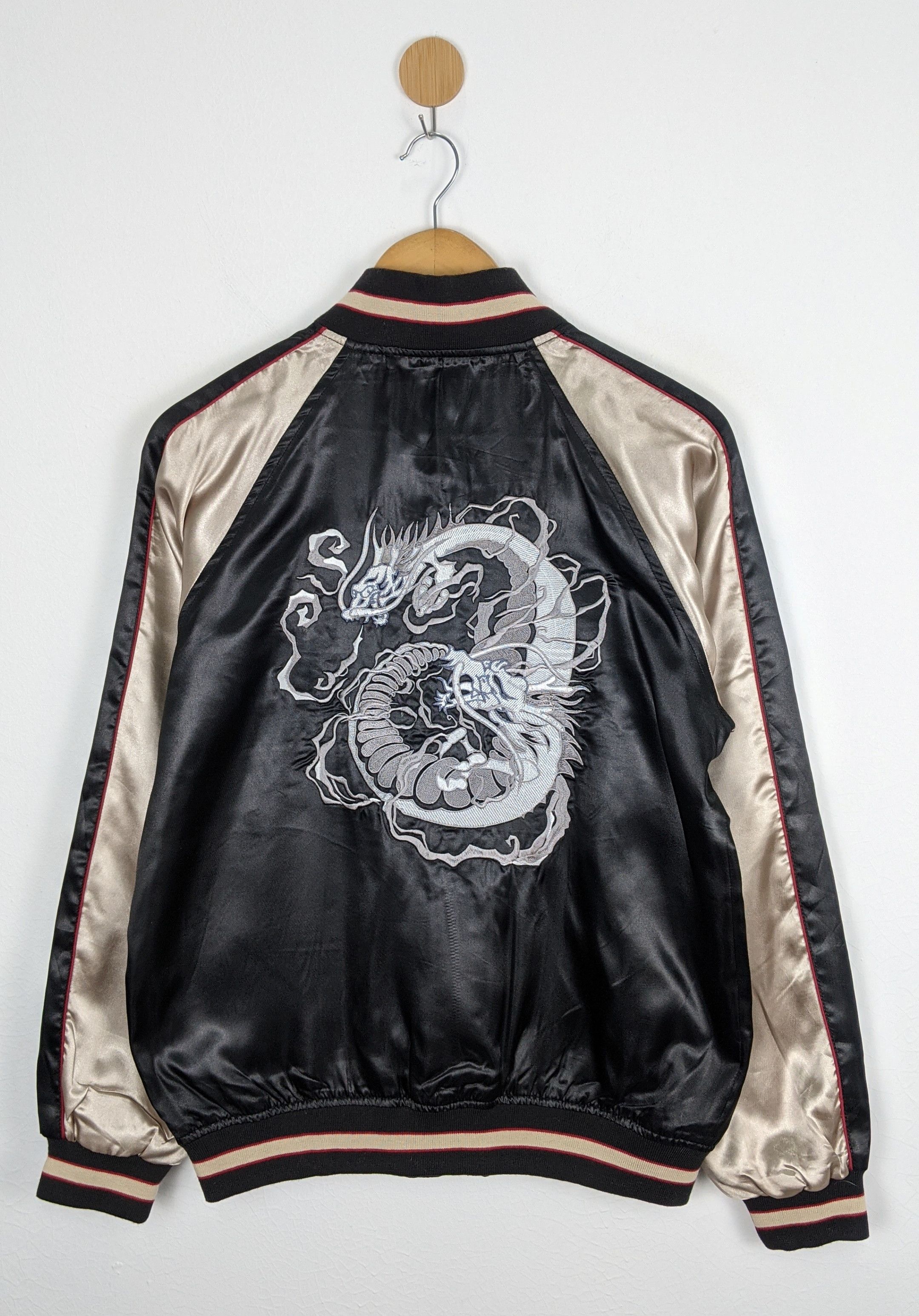 Other Vintage Sukajan Souvenir Jacket Dragon Traditional Japan Size US M / EU 48-50 / 2 - 1 Thumbnail