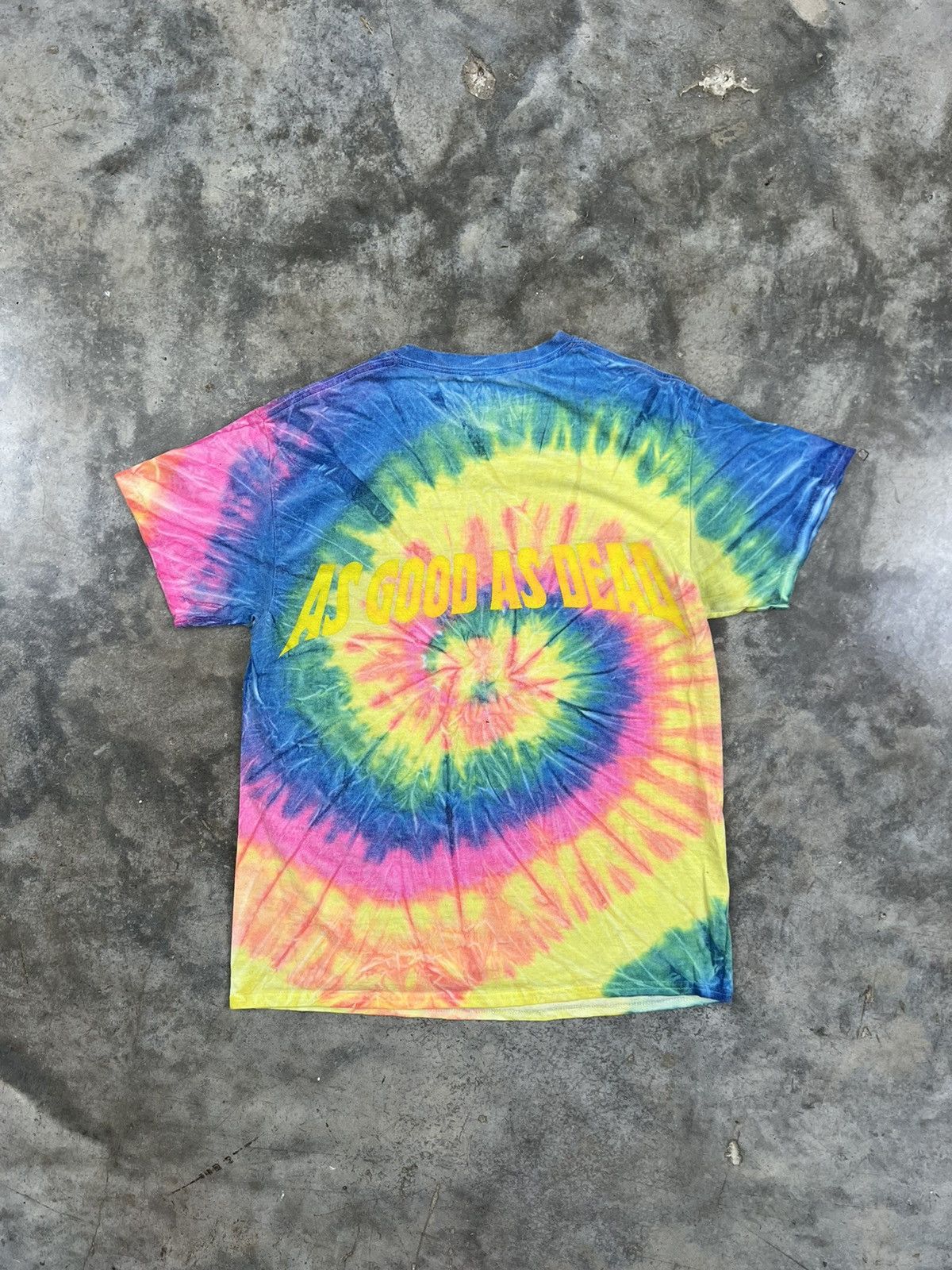 Other City Morgue OG Dog Head LSD Tie Dye Logo Tee Medium ❄️❄️ FTP Size US M / EU 48-50 / 2 - 4 Thumbnail