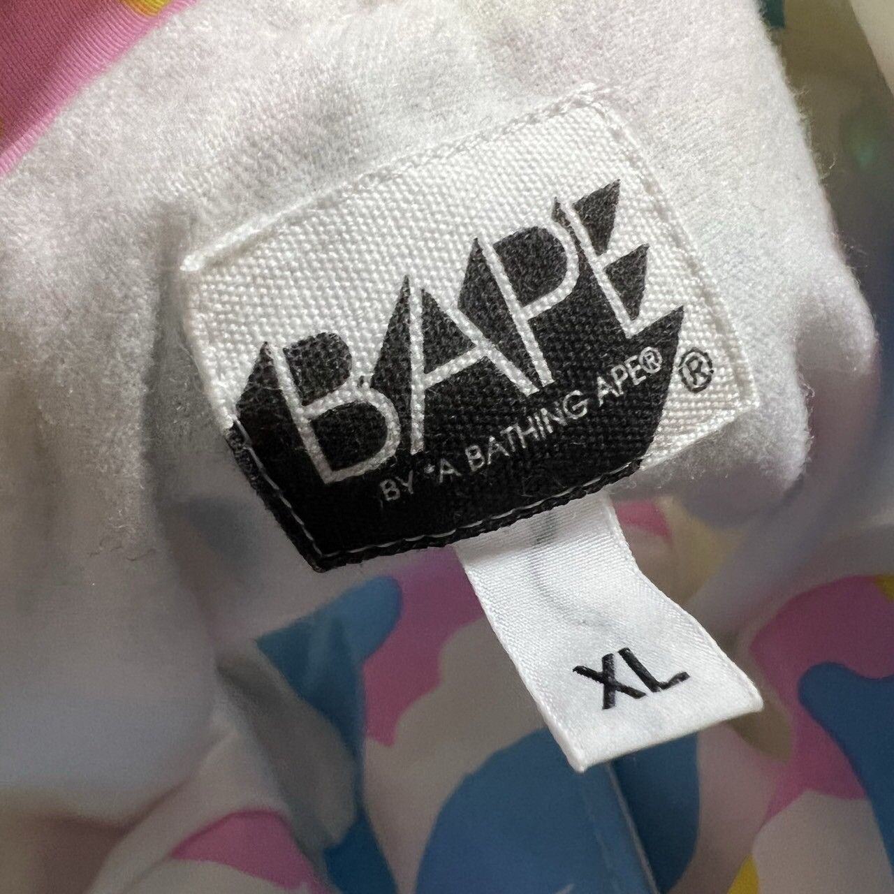 Bape BAPE cotton candy nylon jacket Size US XL / EU 56 / 4 - 4 Thumbnail