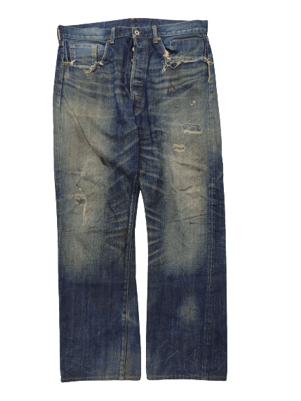 image of Vintage Levis 501 Jeans Big E Reproduction Levis Denim in Blue, Men's (Size 36)