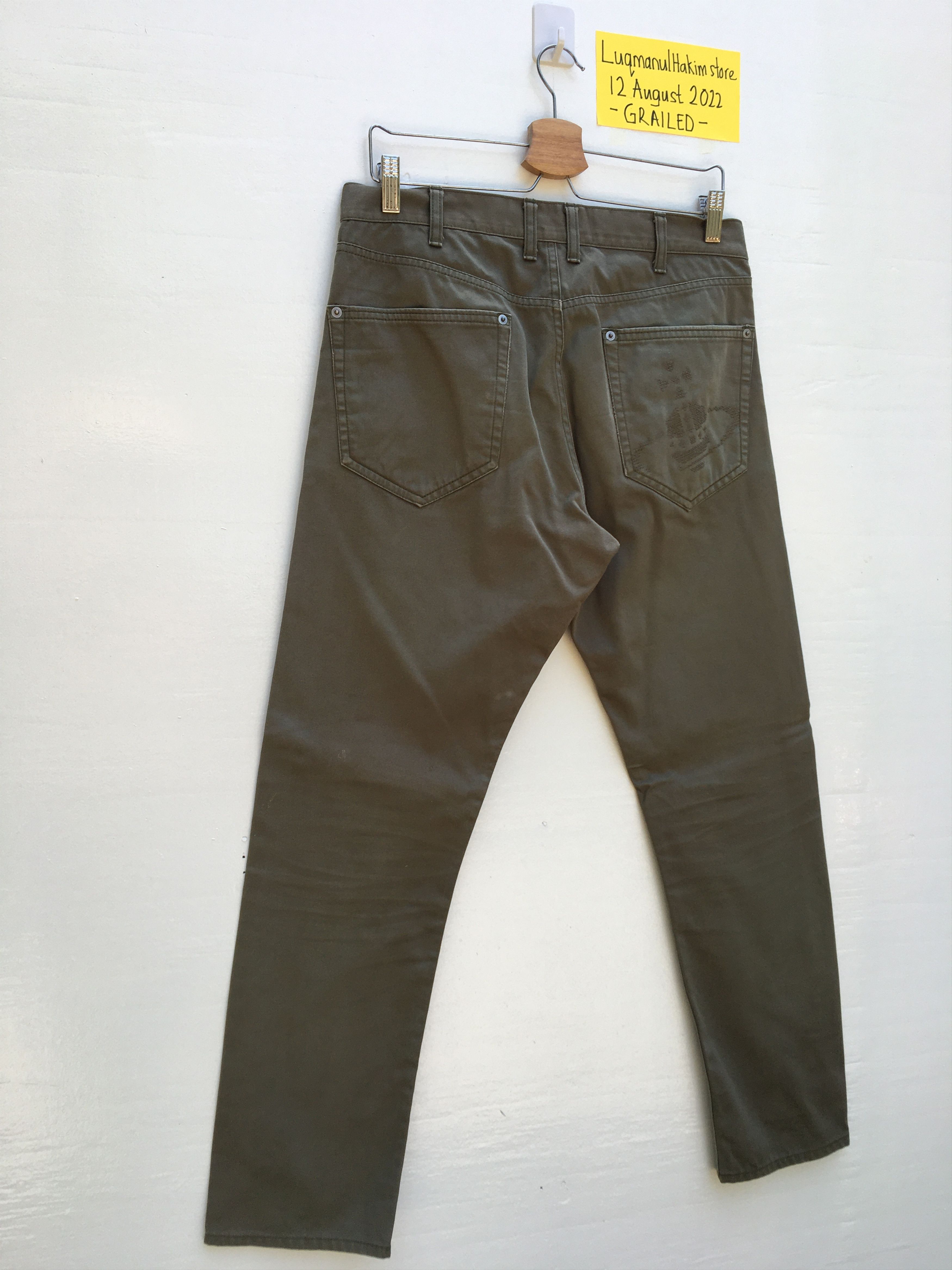 Vivienne Westwood Rare Vintage Vivienne Westwood Embroidered Logo Pants Size US 31 - 16 Thumbnail