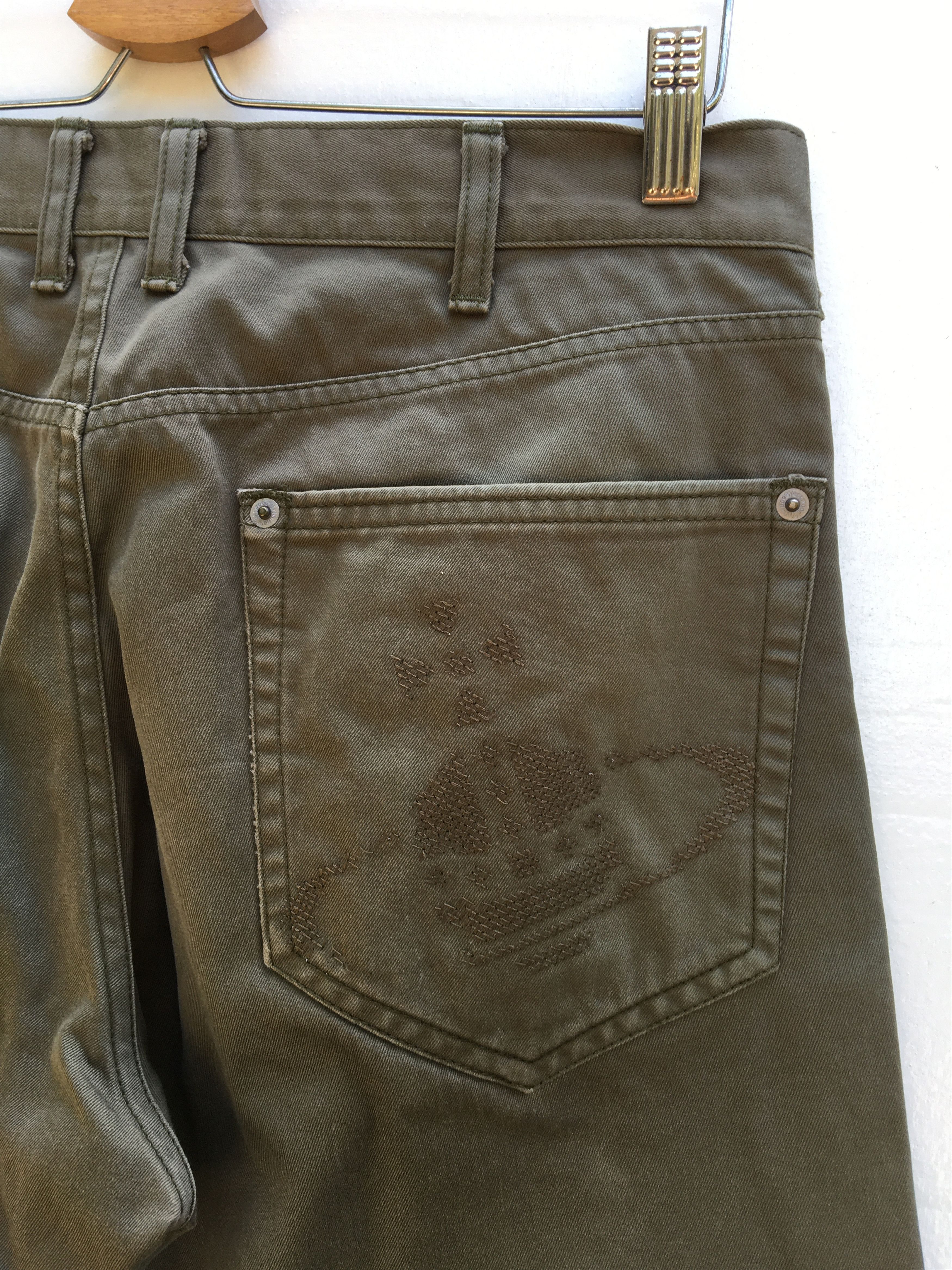 Vivienne Westwood Rare Vintage Vivienne Westwood Embroidered Logo Pants Size US 31 - 21 Thumbnail