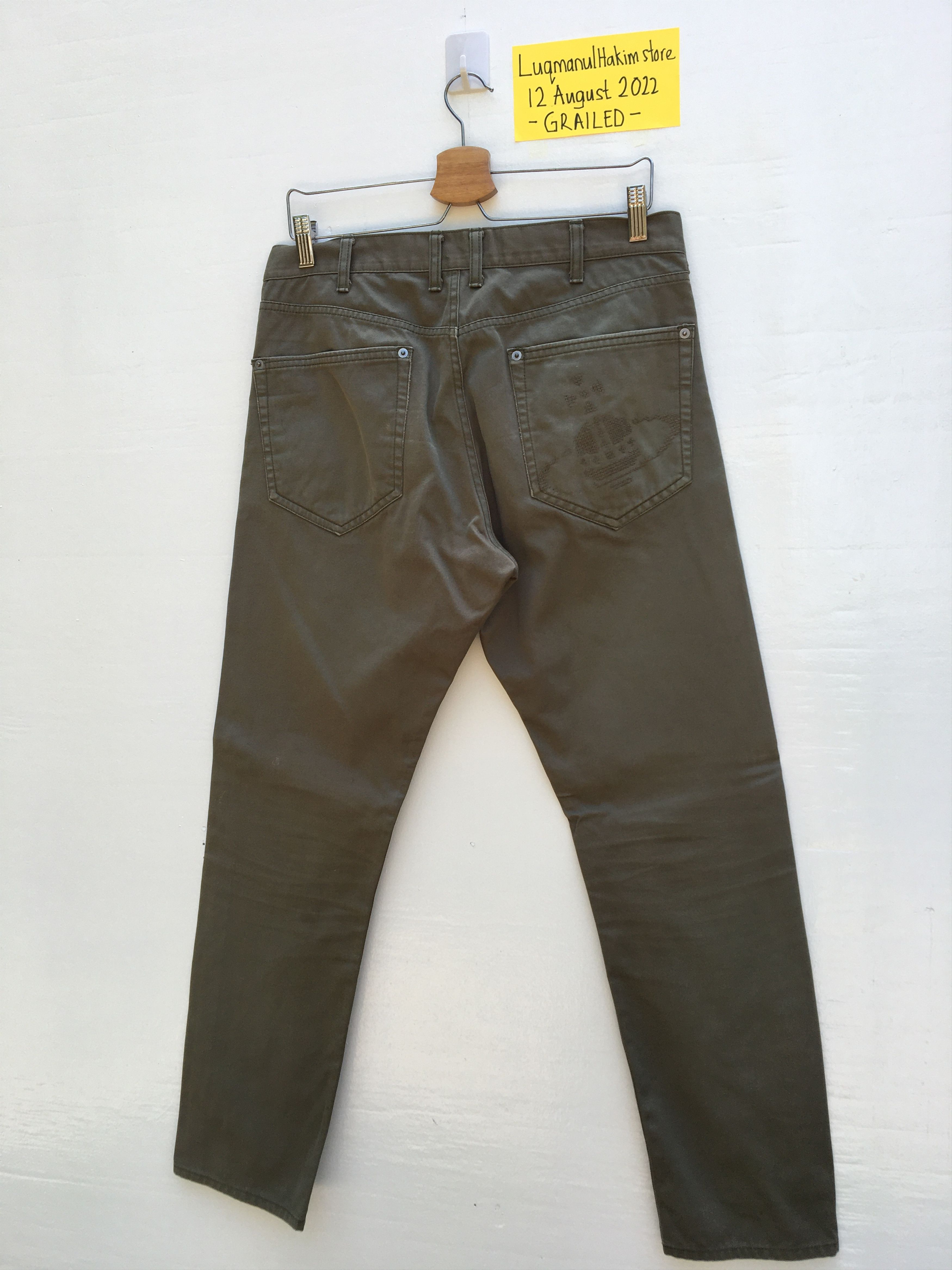 Vivienne Westwood Rare Vintage Vivienne Westwood Embroidered Logo Pants Size US 31 - 17 Thumbnail