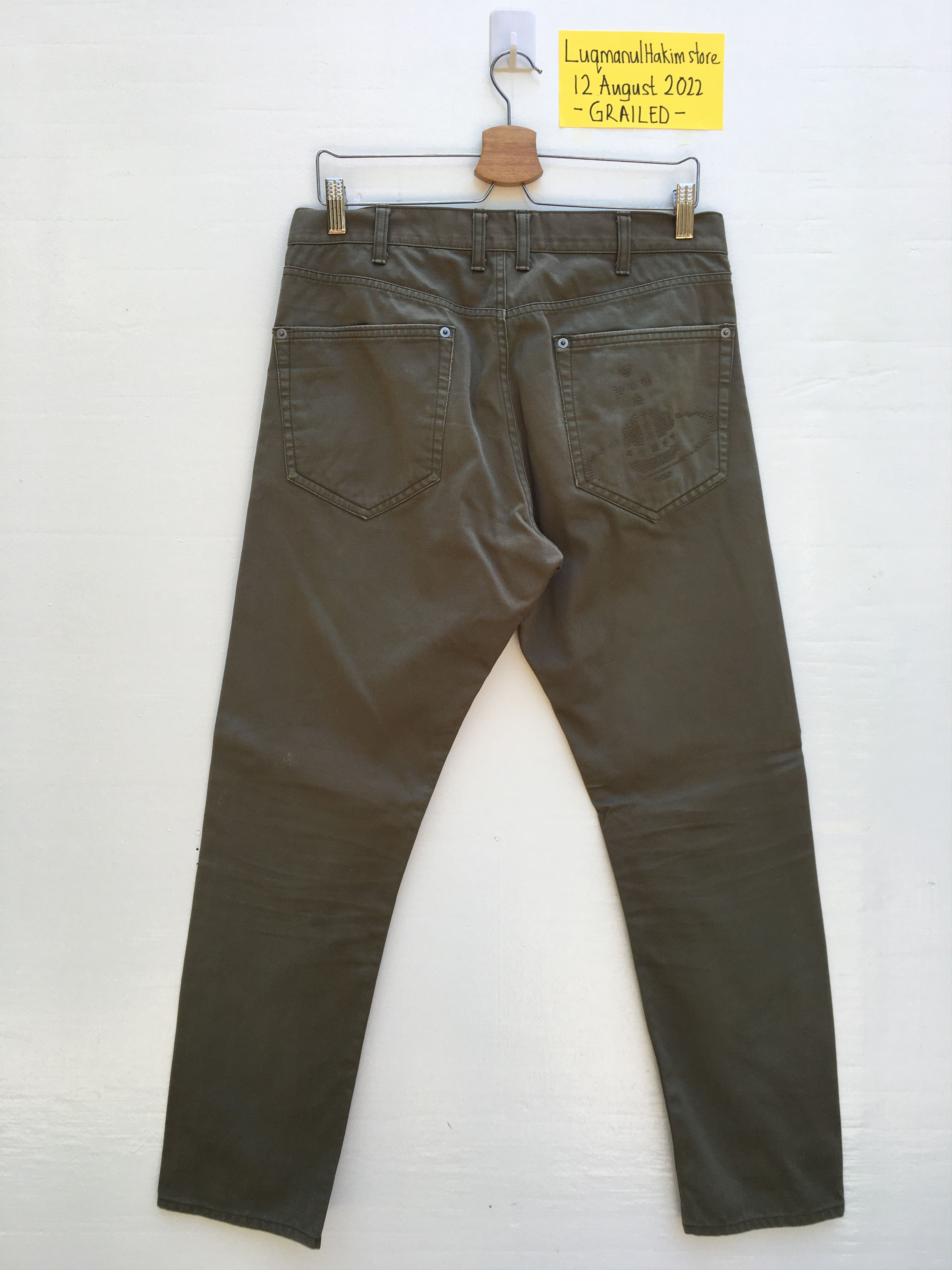 Vivienne Westwood Rare Vintage Vivienne Westwood Embroidered Logo Pants Size US 31 - 15 Thumbnail