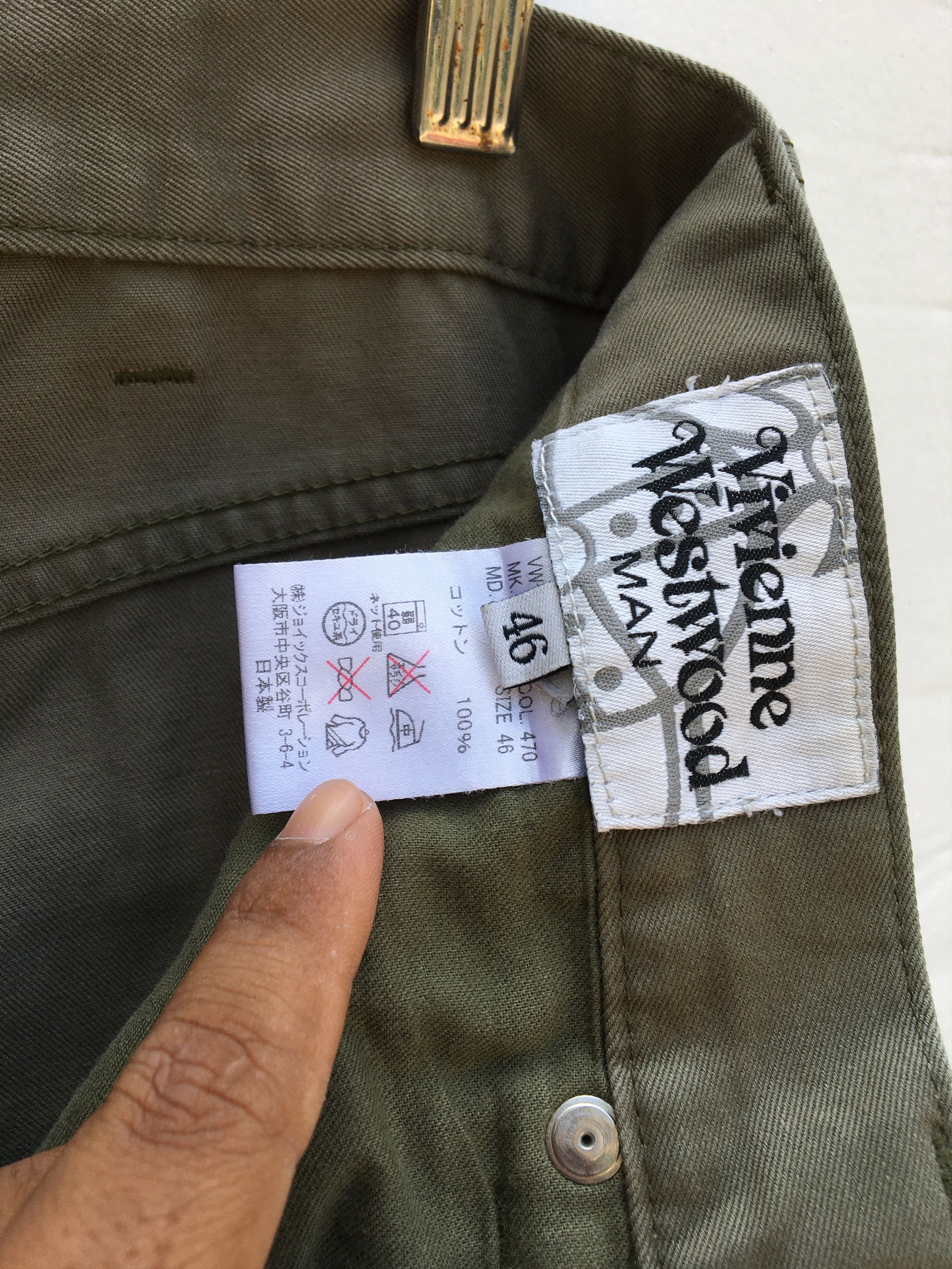 Vivienne Westwood Rare Vintage Vivienne Westwood Embroidered Logo Pants Size US 31 - 12 Thumbnail