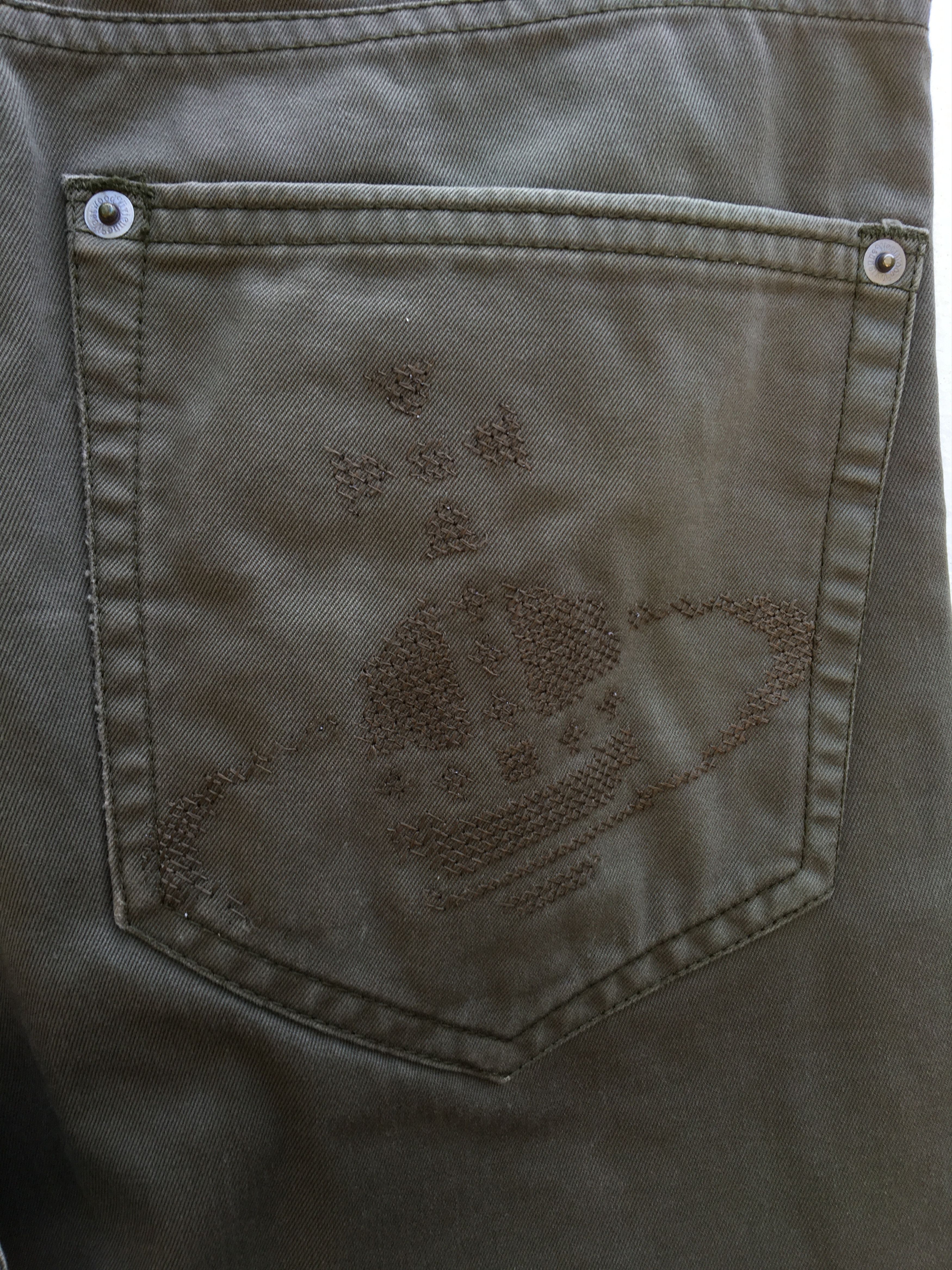 Vivienne Westwood Rare Vintage Vivienne Westwood Embroidered Logo Pants Size US 31 - 22 Thumbnail