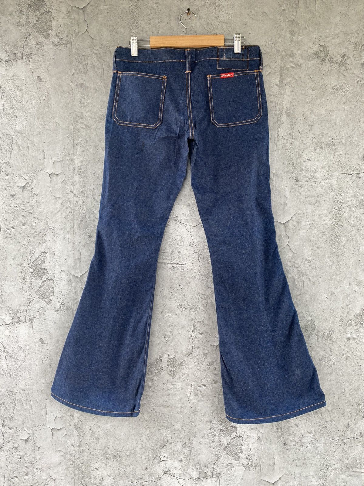 Designer × Vintage Vintage 60s Wingler Flared Denim Pants Size US 30 / EU 46 - 2 Thumbnail