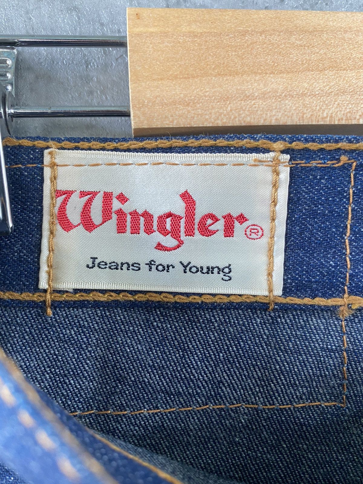 Designer × Vintage Vintage 60s Wingler Flared Denim Pants Size US 30 / EU 46 - 15 Thumbnail