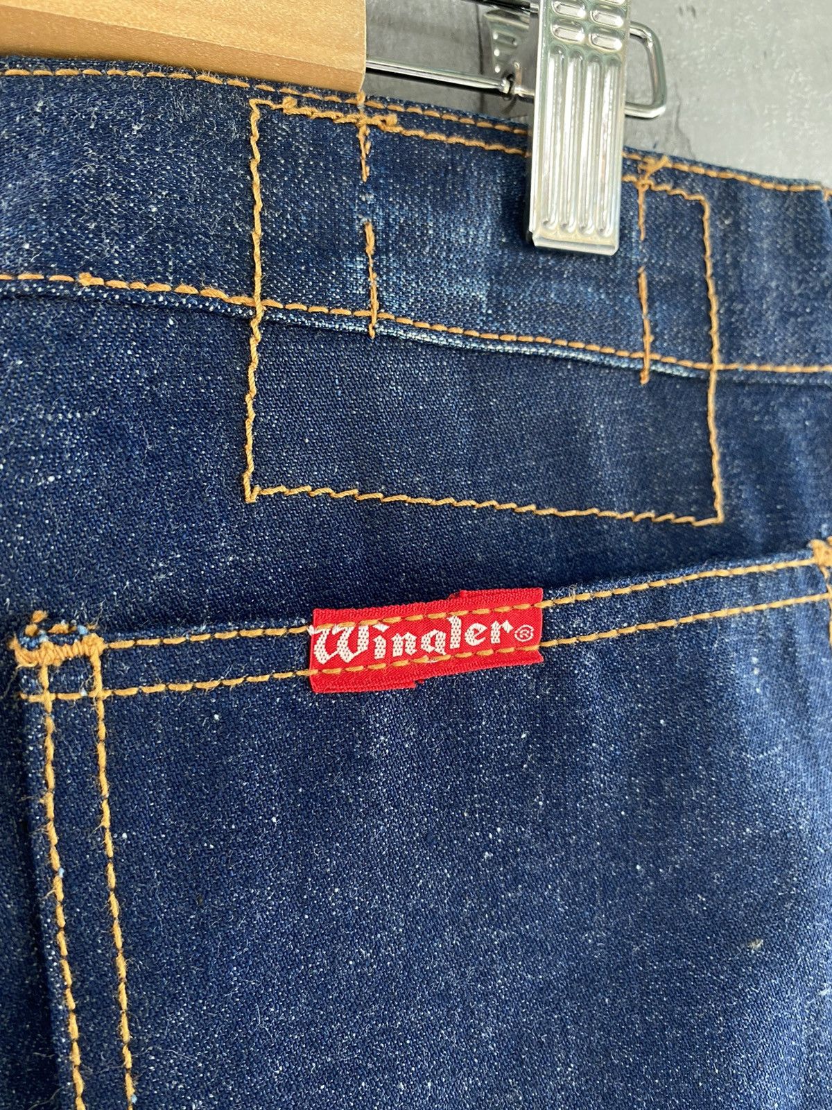 Designer × Vintage Vintage 60s Wingler Flared Denim Pants Size US 30 / EU 46 - 14 Thumbnail