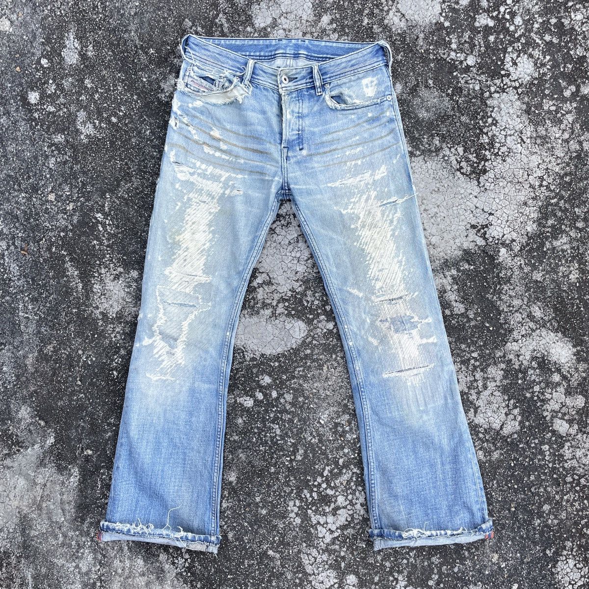 Vintage Diesel Distressed Japanese Style Denim