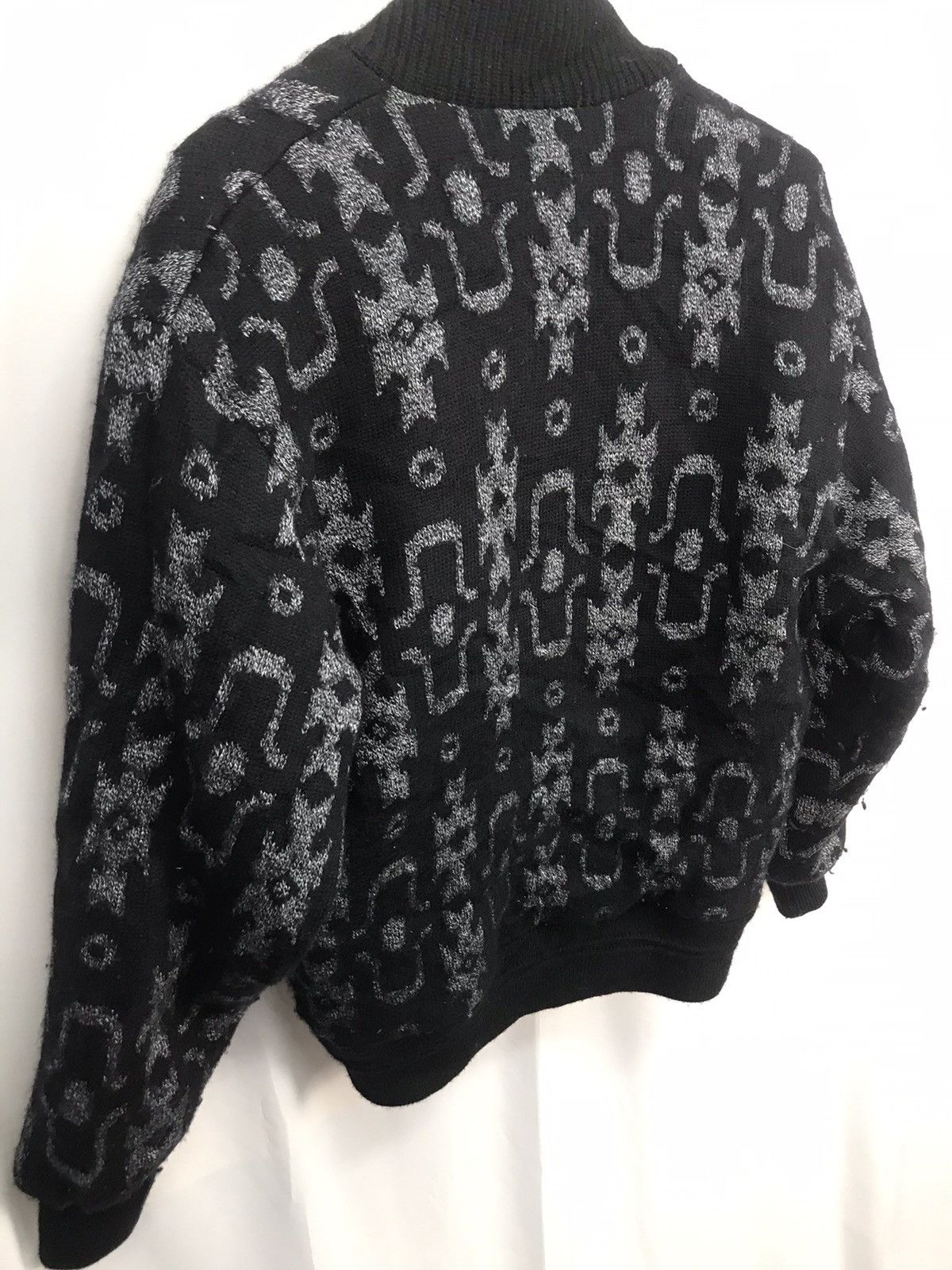 Japanese Brand × Vintage Vintage printed wool cardigan jacket Size US M / EU 48-50 / 2 - 4 Thumbnail