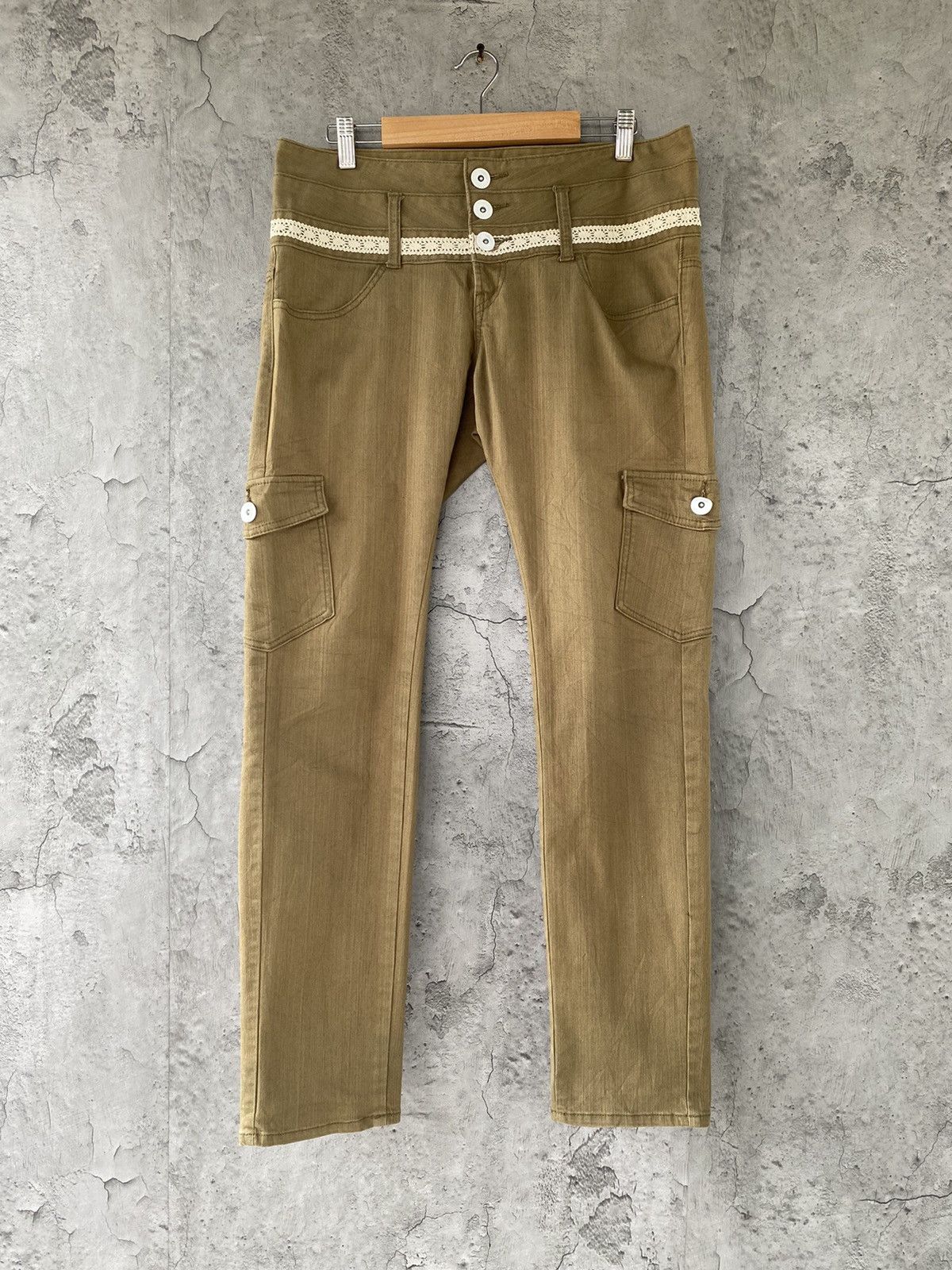 Designer × Japanese Brand Japanese Brand And I Cargo Triple Waist Skinny Stretch Pants Size US 32 / EU 48 - 1 Thumbnail