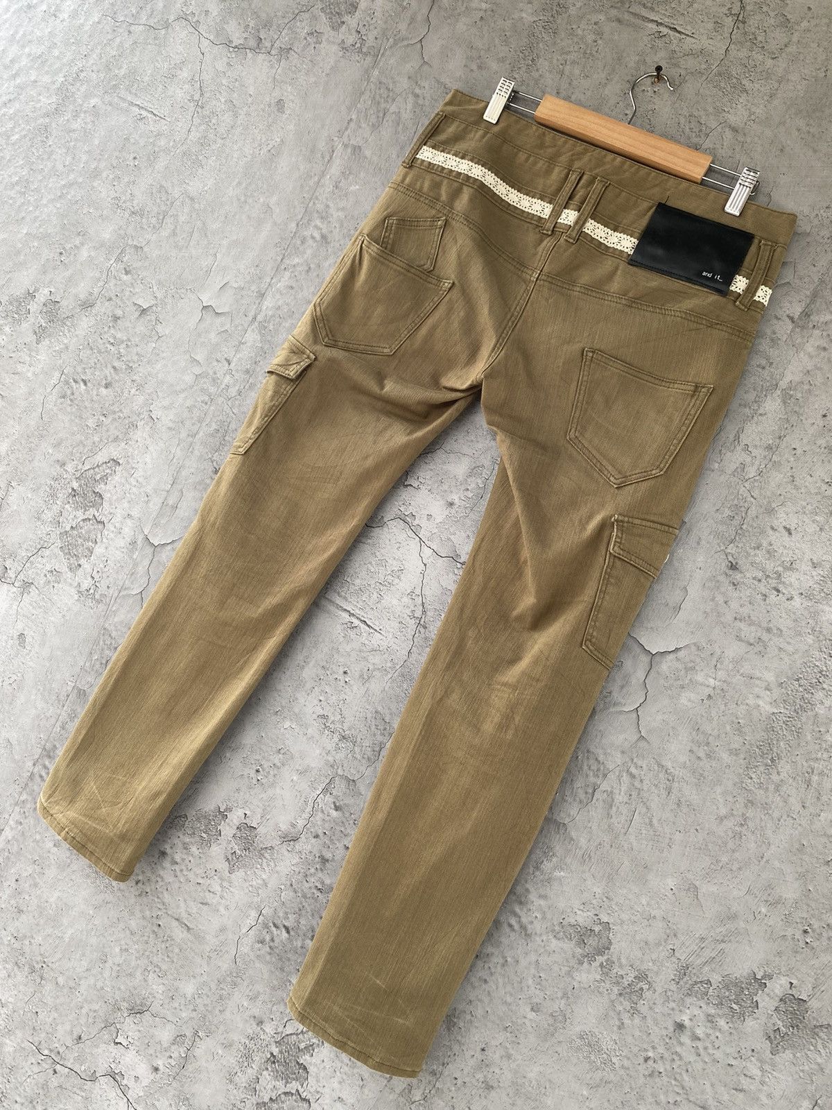 Designer × Japanese Brand Japanese Brand And I Cargo Triple Waist Skinny Stretch Pants Size US 32 / EU 48 - 11 Thumbnail
