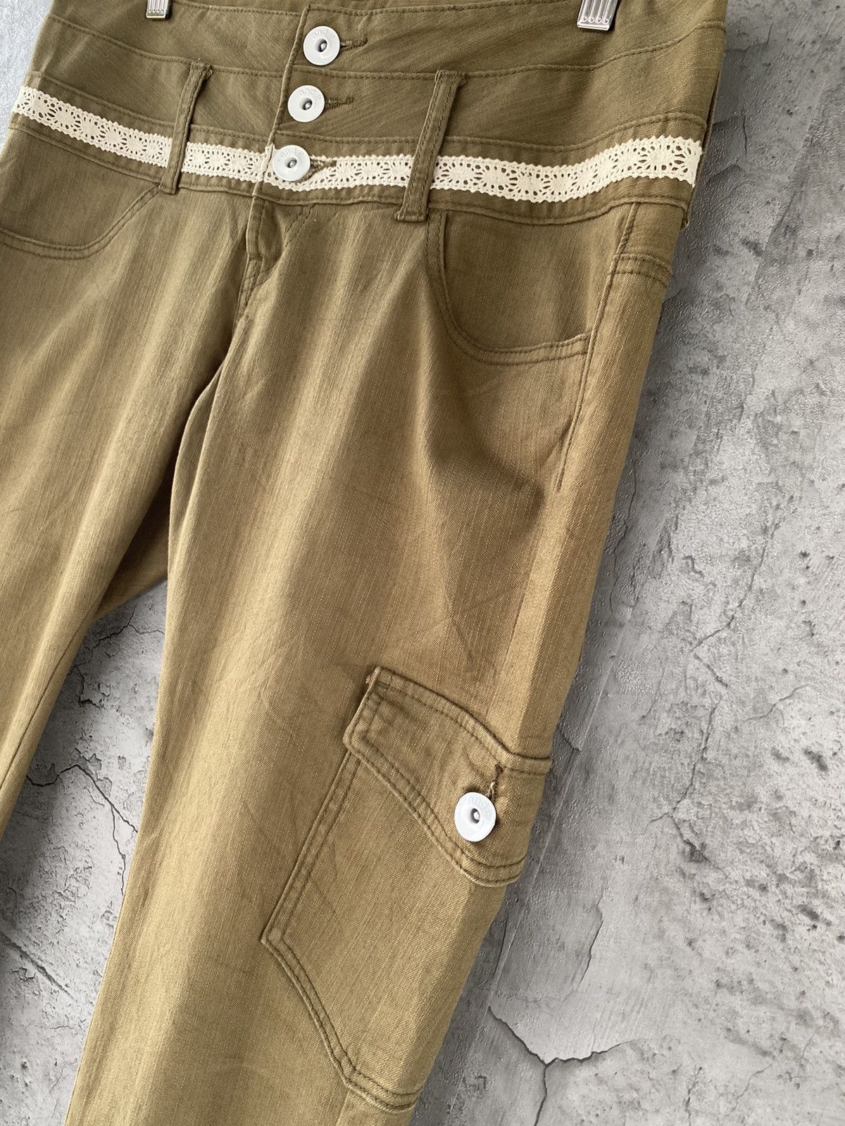 Designer × Japanese Brand Japanese Brand And I Cargo Triple Waist Skinny Stretch Pants Size US 32 / EU 48 - 6 Thumbnail