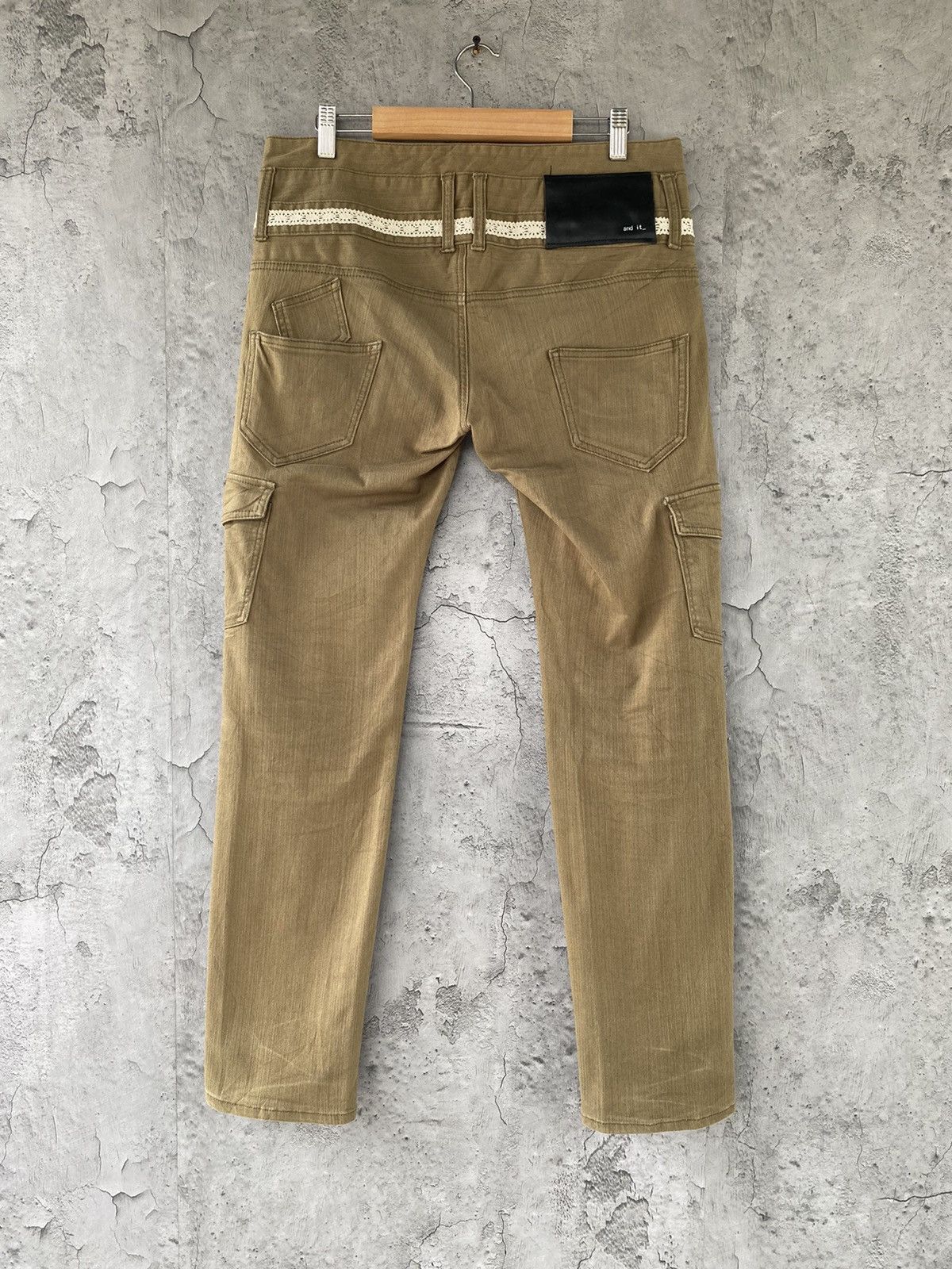 Designer × Japanese Brand Japanese Brand And I Cargo Triple Waist Skinny Stretch Pants Size US 32 / EU 48 - 2 Thumbnail