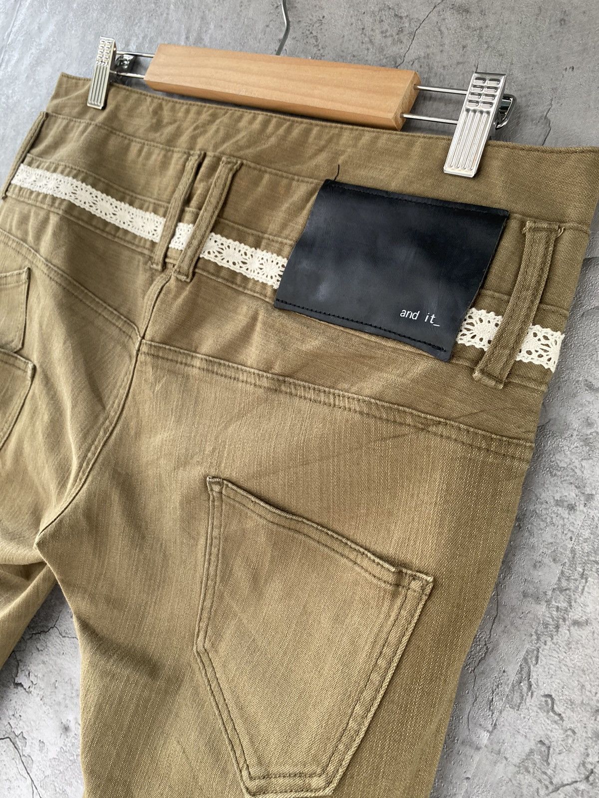 Designer × Japanese Brand Japanese Brand And I Cargo Triple Waist Skinny Stretch Pants Size US 32 / EU 48 - 16 Thumbnail