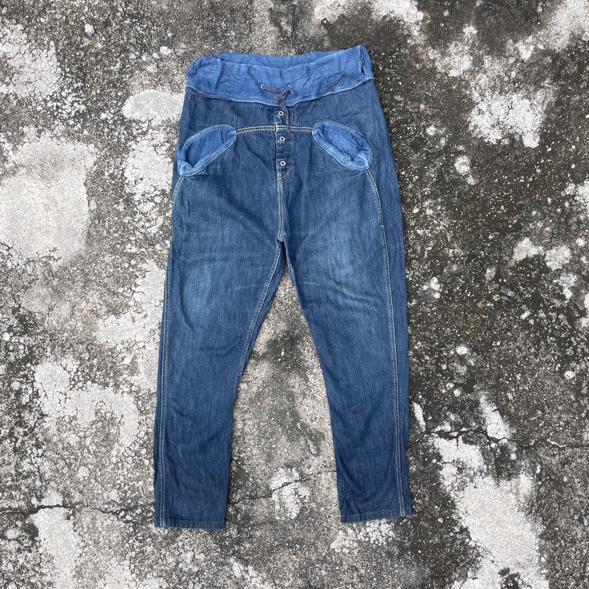 image of Vintage Kapital Design Denim Jeans in Blue, Men's (Size 34)