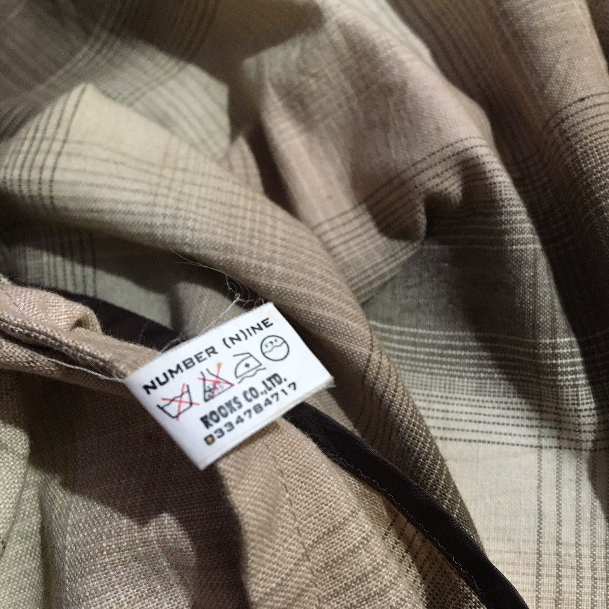 Number (N)ine Number Nine Plaid Pullover Light Jacket Size US M / EU 48-50 / 2 - 3 Thumbnail