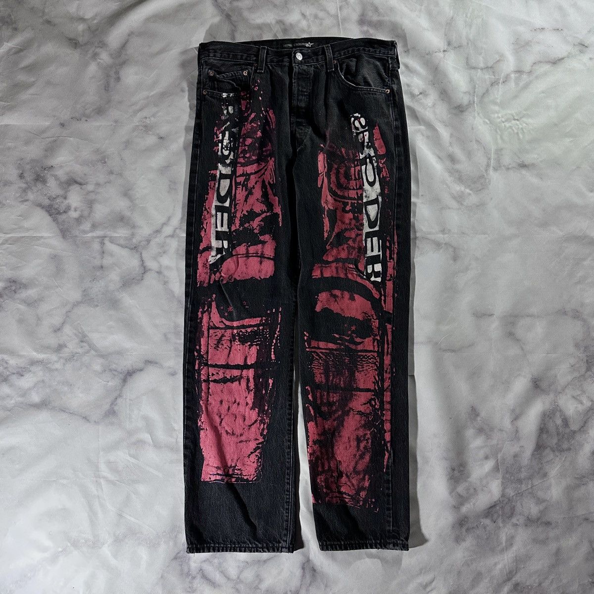 Sp5der 501 Painted Denim