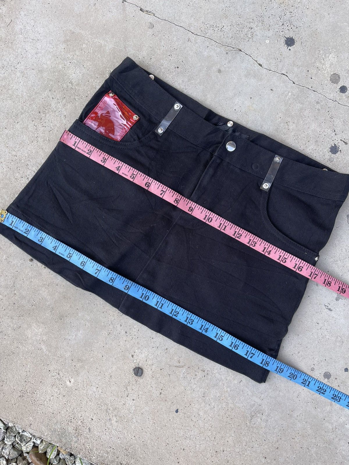 Japanese Brand × Seditionaries Six3 666 bondage rare plastic pocket mini skirt Size 30" / US 8 / IT 44 - 9 Thumbnail