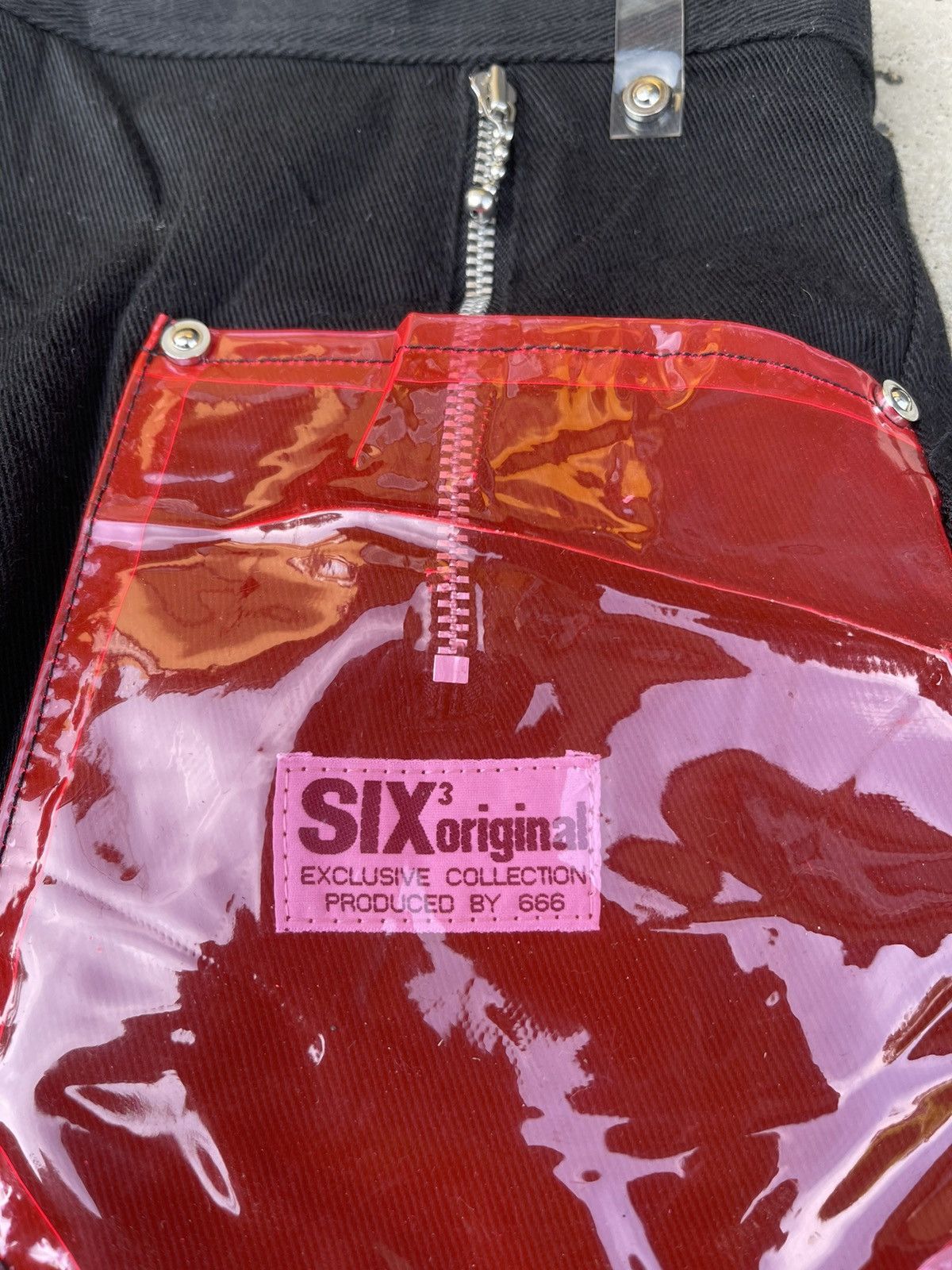 Japanese Brand × Seditionaries Six3 666 bondage rare plastic pocket mini skirt Size 30" / US 8 / IT 44 - 6 Thumbnail
