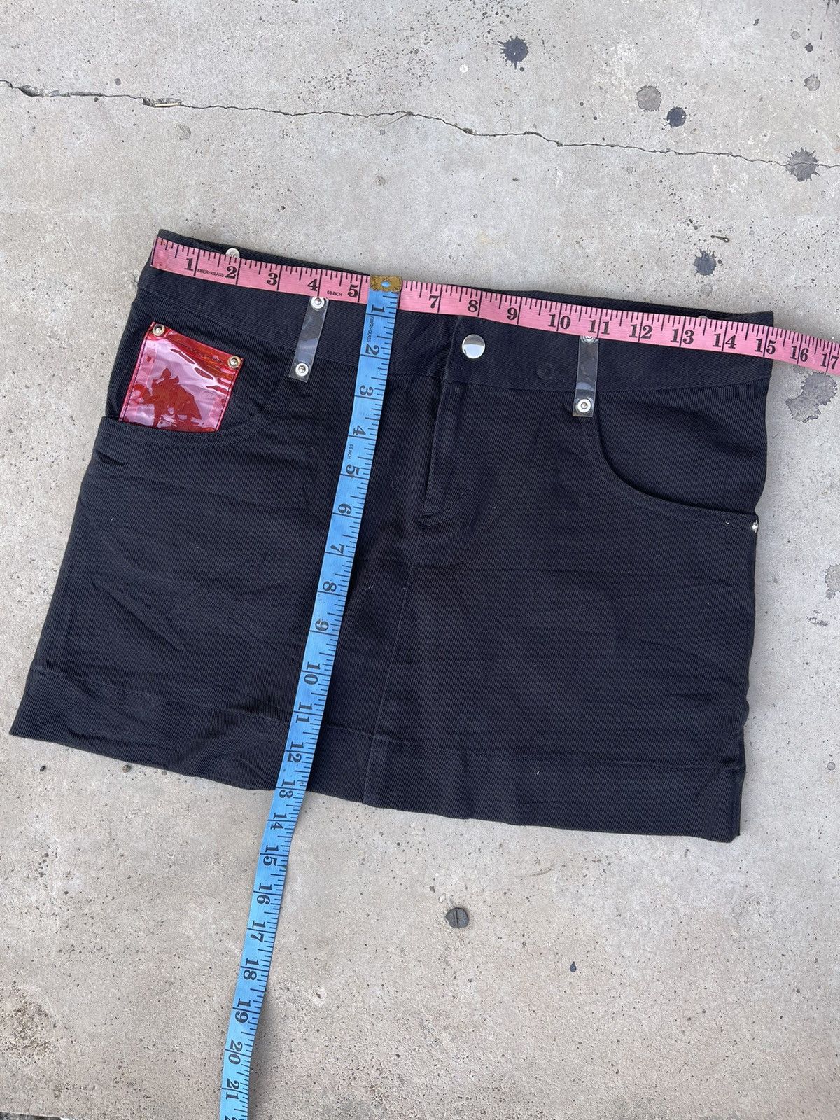Japanese Brand × Seditionaries Six3 666 bondage rare plastic pocket mini skirt Size 30" / US 8 / IT 44 - 8 Thumbnail