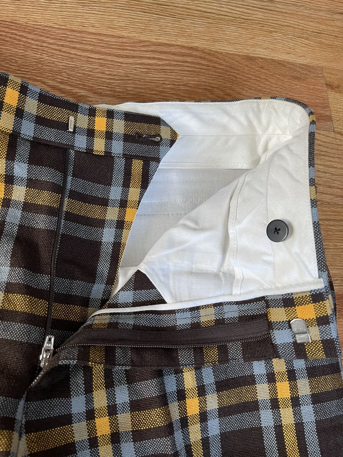Calvin Klein 205W39NYC × Raf Simons Calvin Klein 205W39NYC Andy Warhol Plaid Print Wool Pants Size US 32 / EU 48 - 4 Thumbnail
