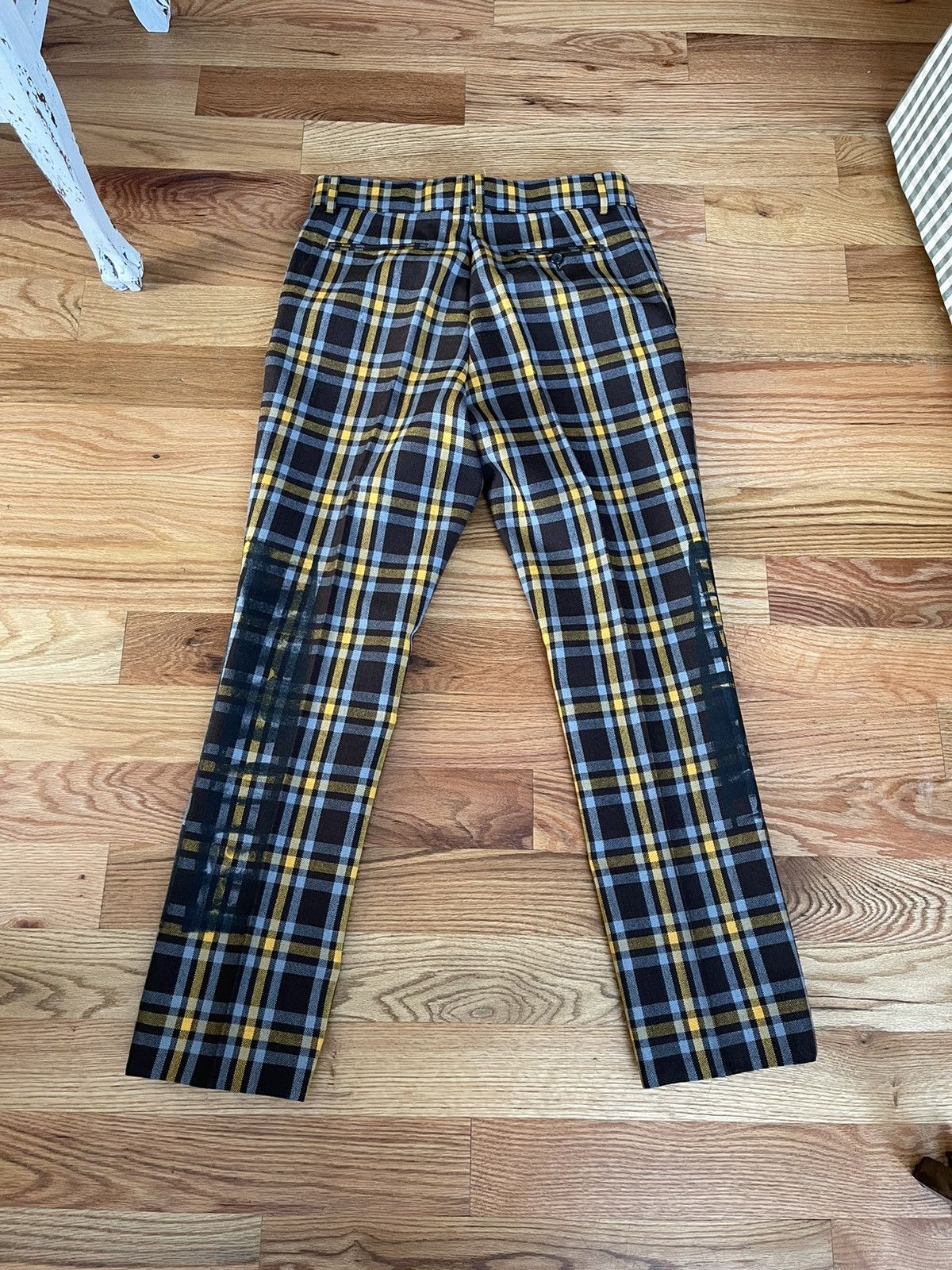 Calvin Klein 205W39NYC × Raf Simons Calvin Klein 205W39NYC Andy Warhol Plaid Print Wool Pants Size US 32 / EU 48 - 9 Thumbnail