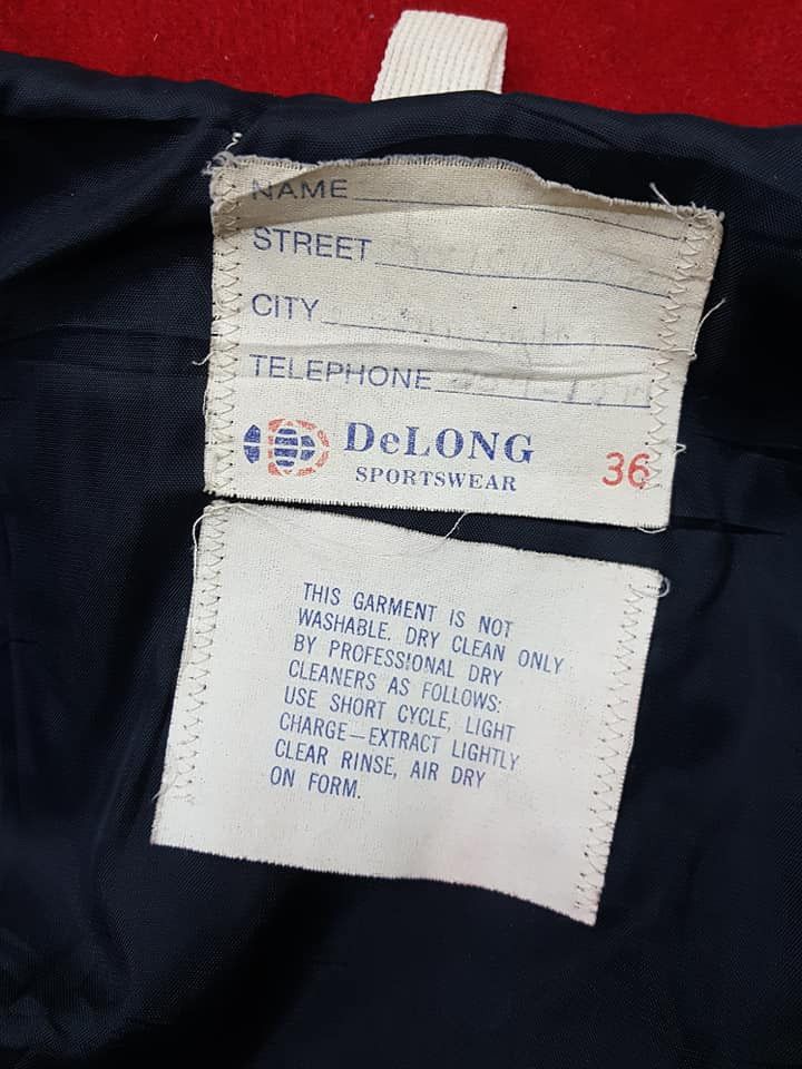 Delong × Vintage 70s 80s Vtg. Wool Tennis Varsity Letterman Jacket 36 Small Size US S / EU 44-46 / 1 - 13 Thumbnail