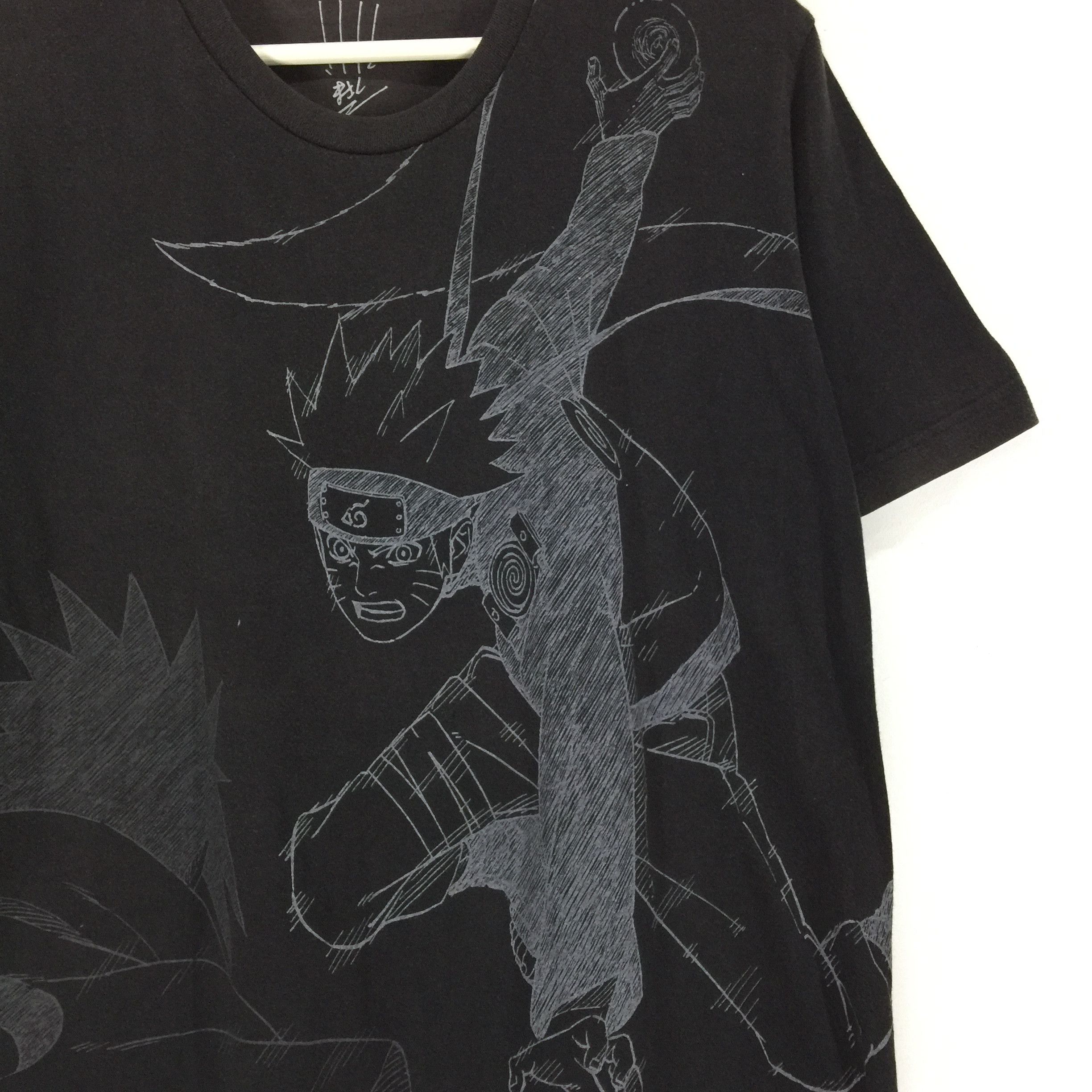 Anime × Japanese Brand × Uniqlo Naruto shippuden rasenshuriken overprint shirt Size US L / EU 52-54 / 3 - 3 Thumbnail