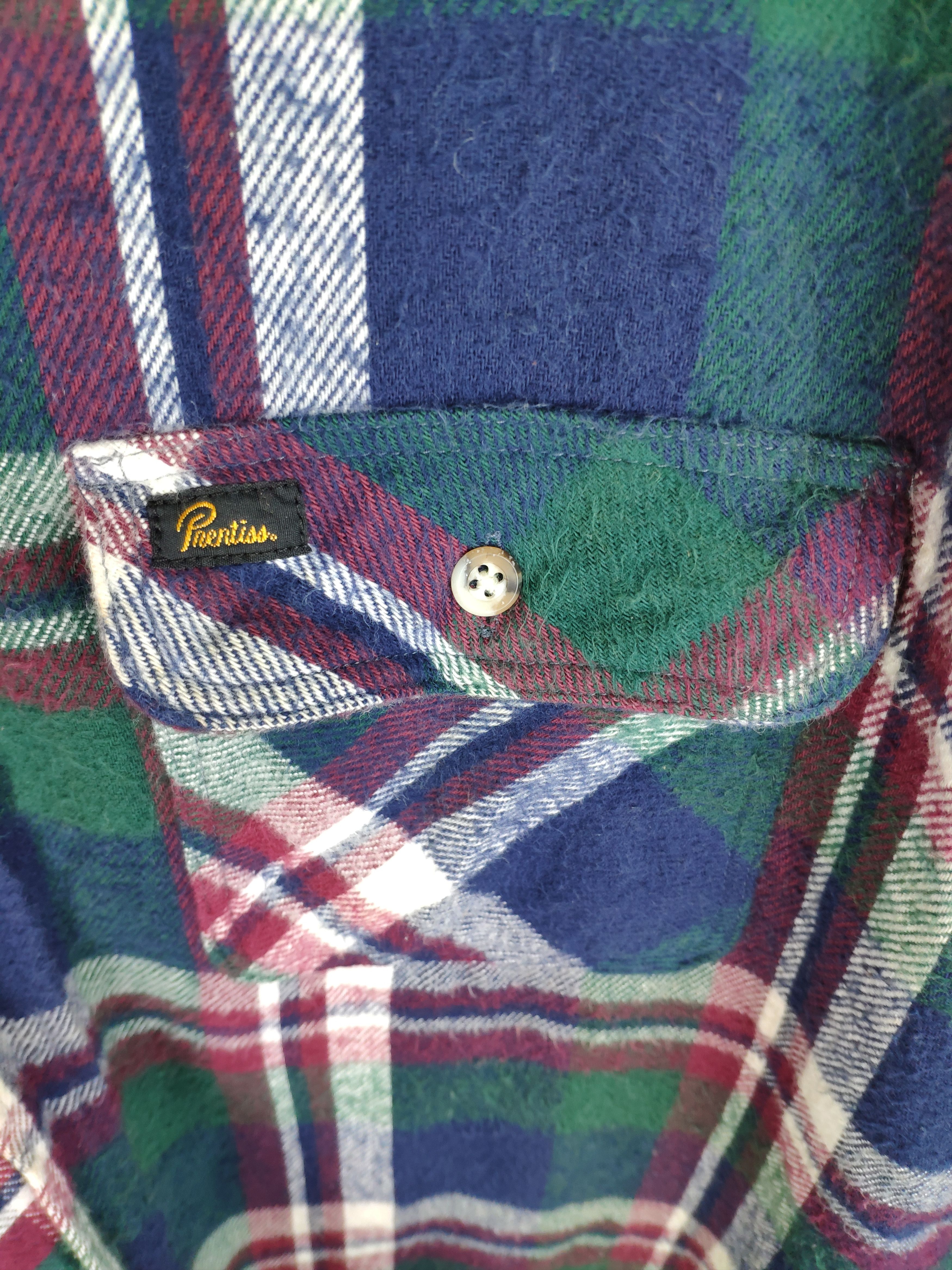 Flannel × Vintage Vintage 80s Prentiss Outdoor Plaid Flannel Travis Style Size US L / EU 52-54 / 3 - 4 Thumbnail