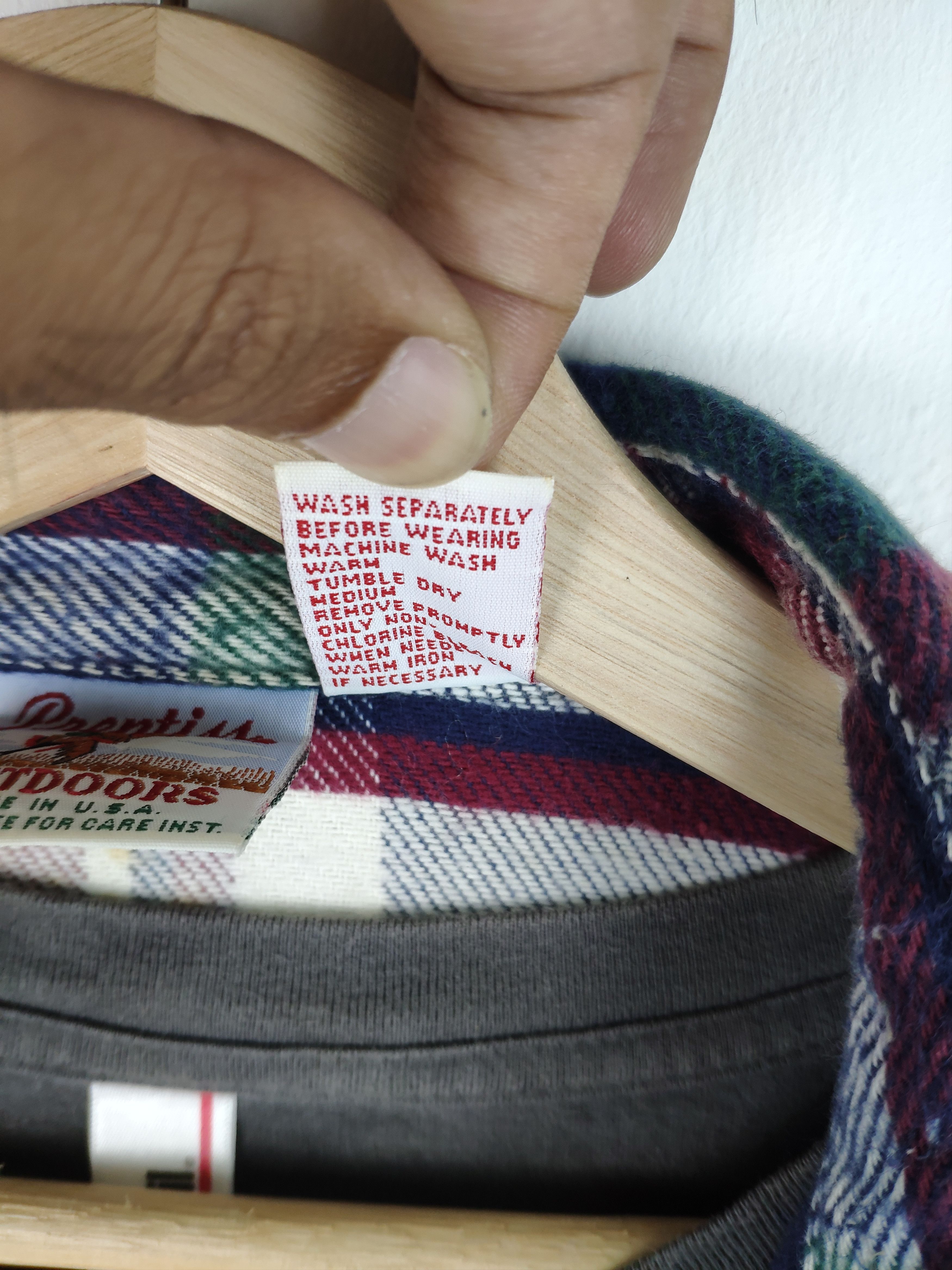 Flannel × Vintage Vintage 80s Prentiss Outdoor Plaid Flannel Travis Style Size US L / EU 52-54 / 3 - 9 Thumbnail