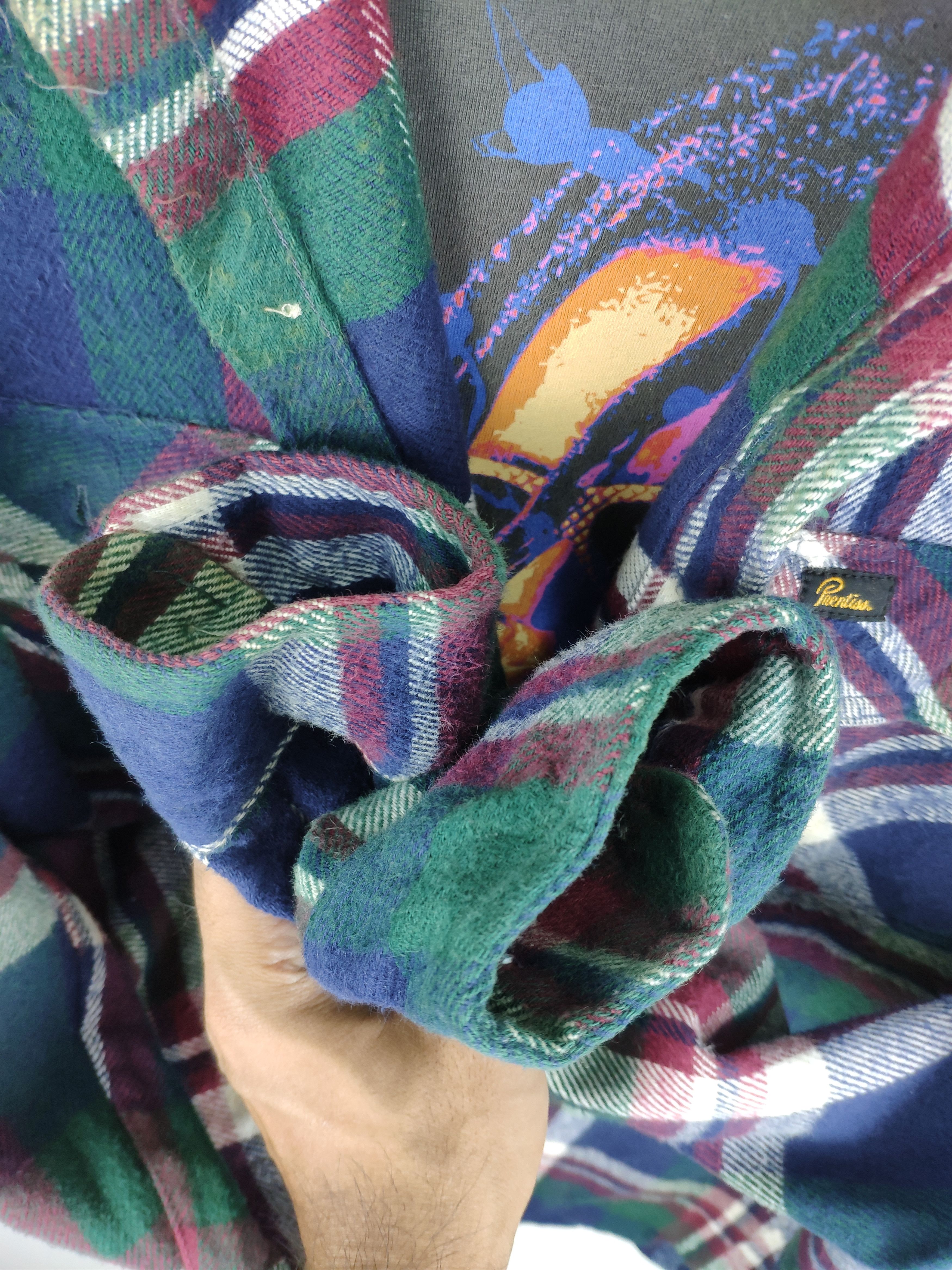 Flannel × Vintage Vintage 80s Prentiss Outdoor Plaid Flannel Travis Style Size US L / EU 52-54 / 3 - 5 Thumbnail