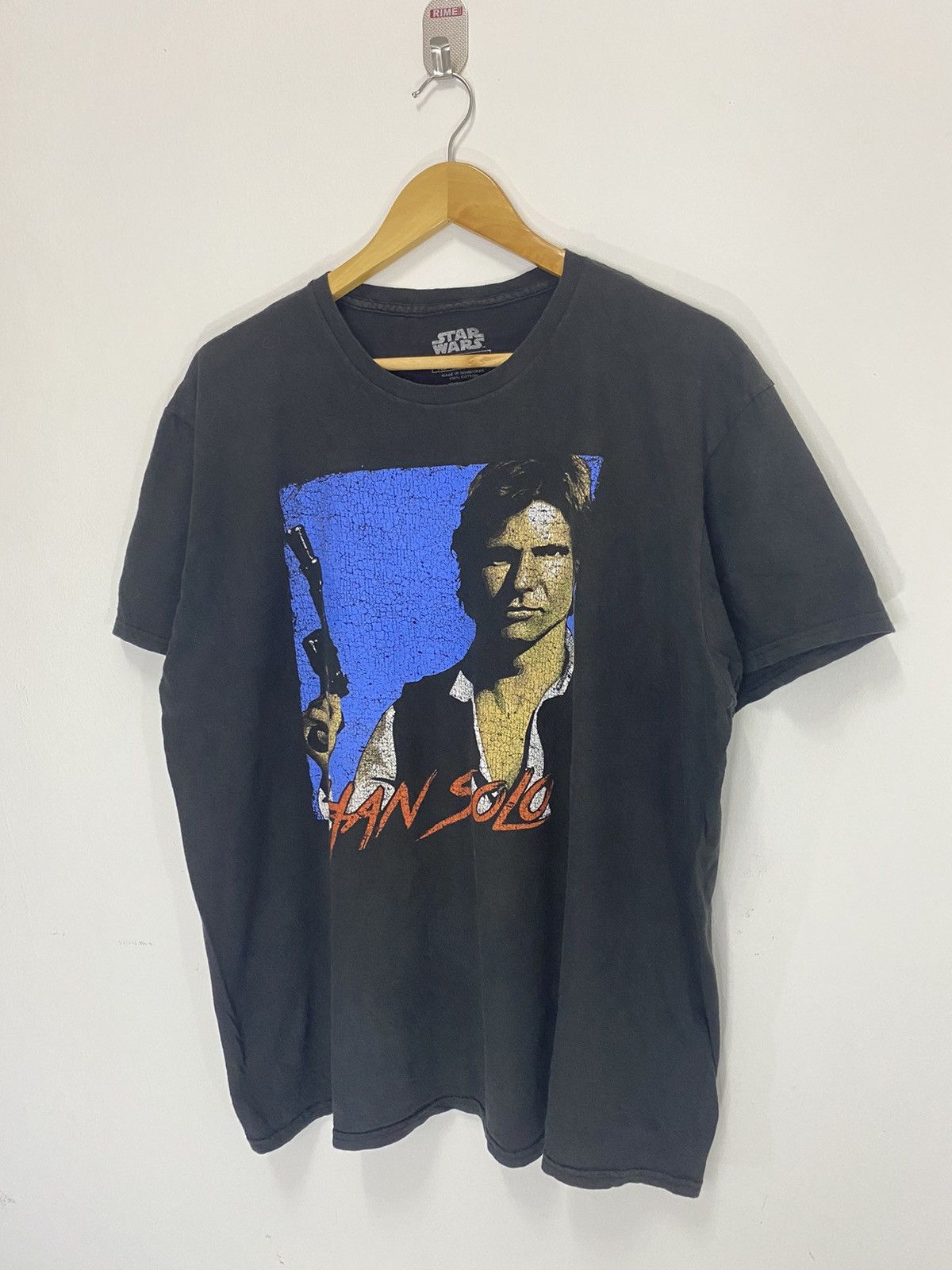 Vintage Vintage Han Solo Big Print T-Shirt Size US L / EU 52-54 / 3 - 4 Thumbnail