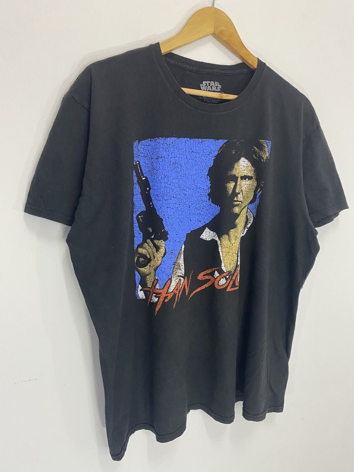 Vintage Vintage Han Solo Big Print T-Shirt Size US L / EU 52-54 / 3 - 3 Thumbnail
