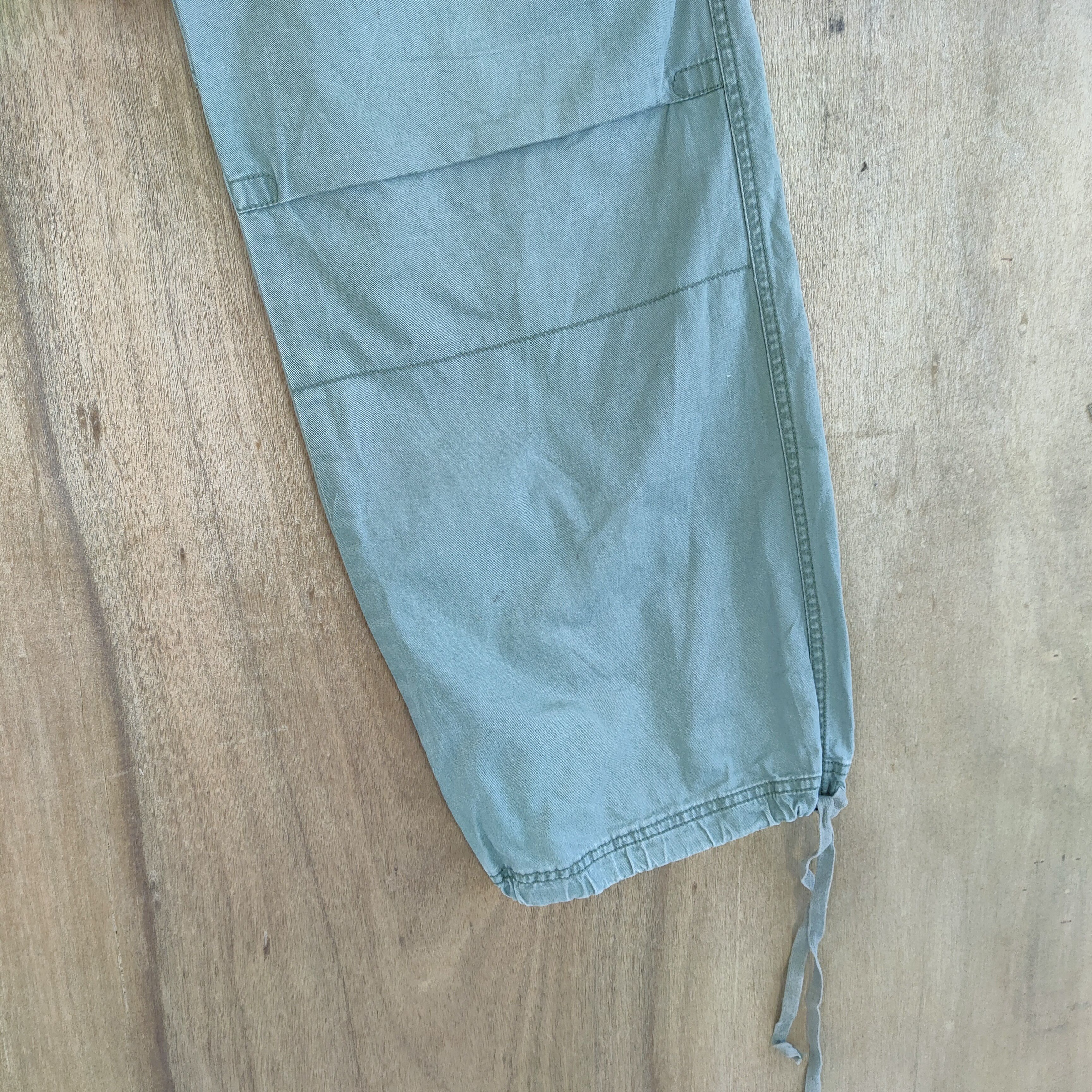 Japanese Brand × Vintage MARU 3D POCKET DOUBLE KNEE FADED CARGO PANTS Size US 32 / EU 48 - 7 Thumbnail