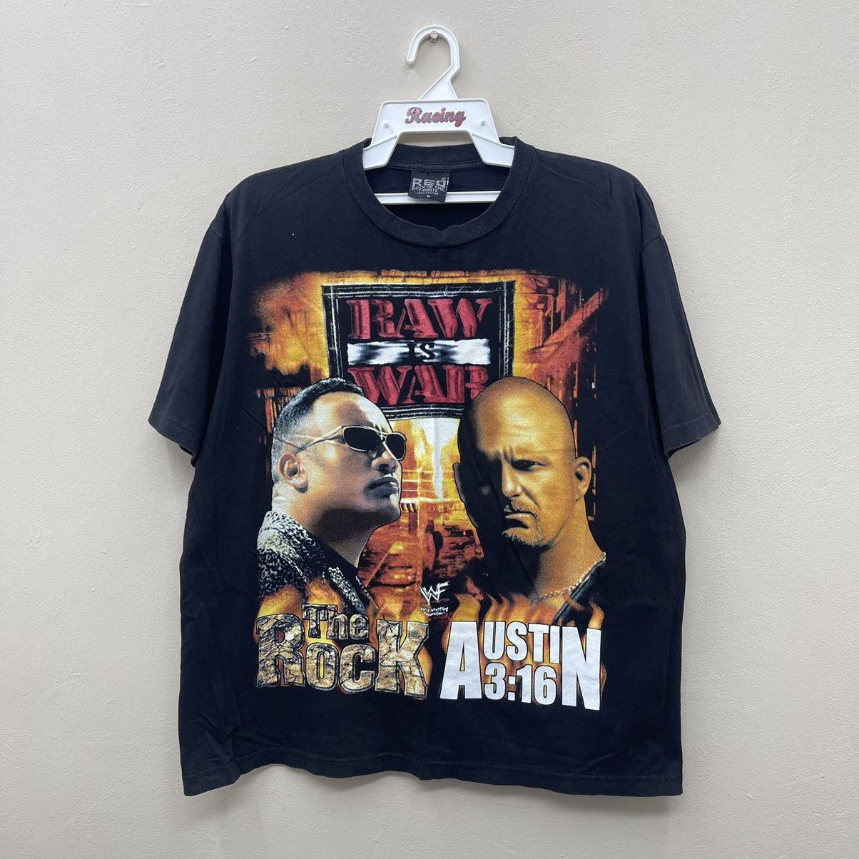 Beauty Beast × WWE × WWF Austin 3:16 & The Rock World Wrestling Federation Size US L / EU 52-54 / 3 - 1 Thumbnail