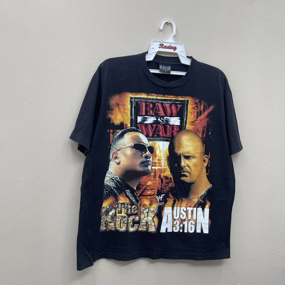 Beauty Beast × WWE × WWF Austin 3:16 & The Rock World Wrestling Federation Size US L / EU 52-54 / 3 - 6 Thumbnail