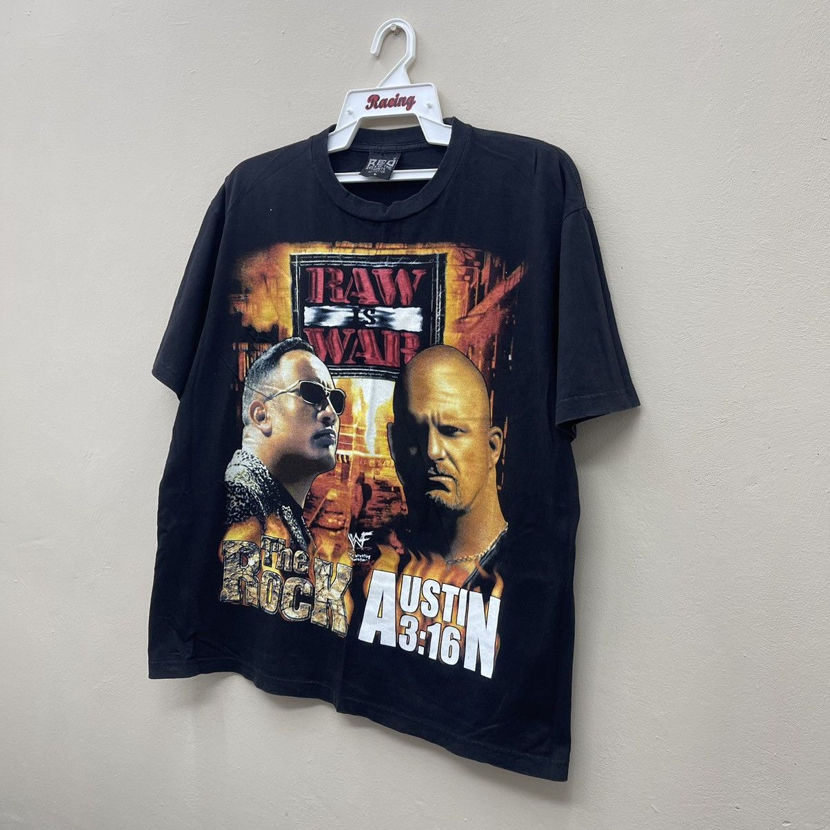 Beauty Beast × WWE × WWF Austin 3:16 & The Rock World Wrestling Federation Size US L / EU 52-54 / 3 - 8 Thumbnail