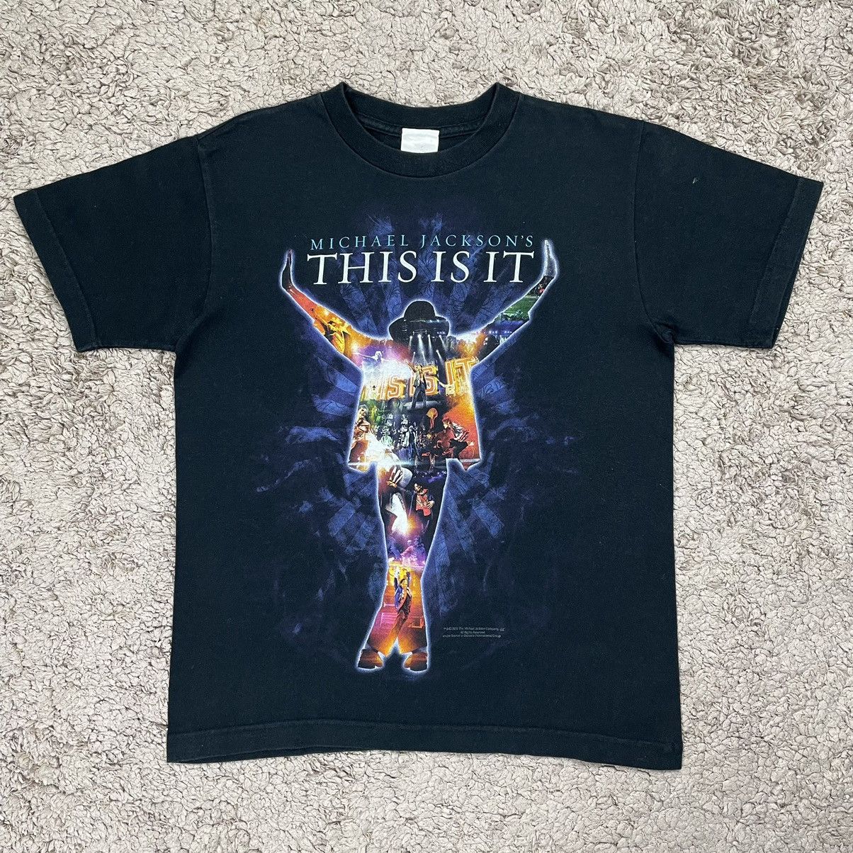 image of Band Tees x Universal Studios Vintage Michael Jackson T-Shirt in Black, Men's (Size Small)