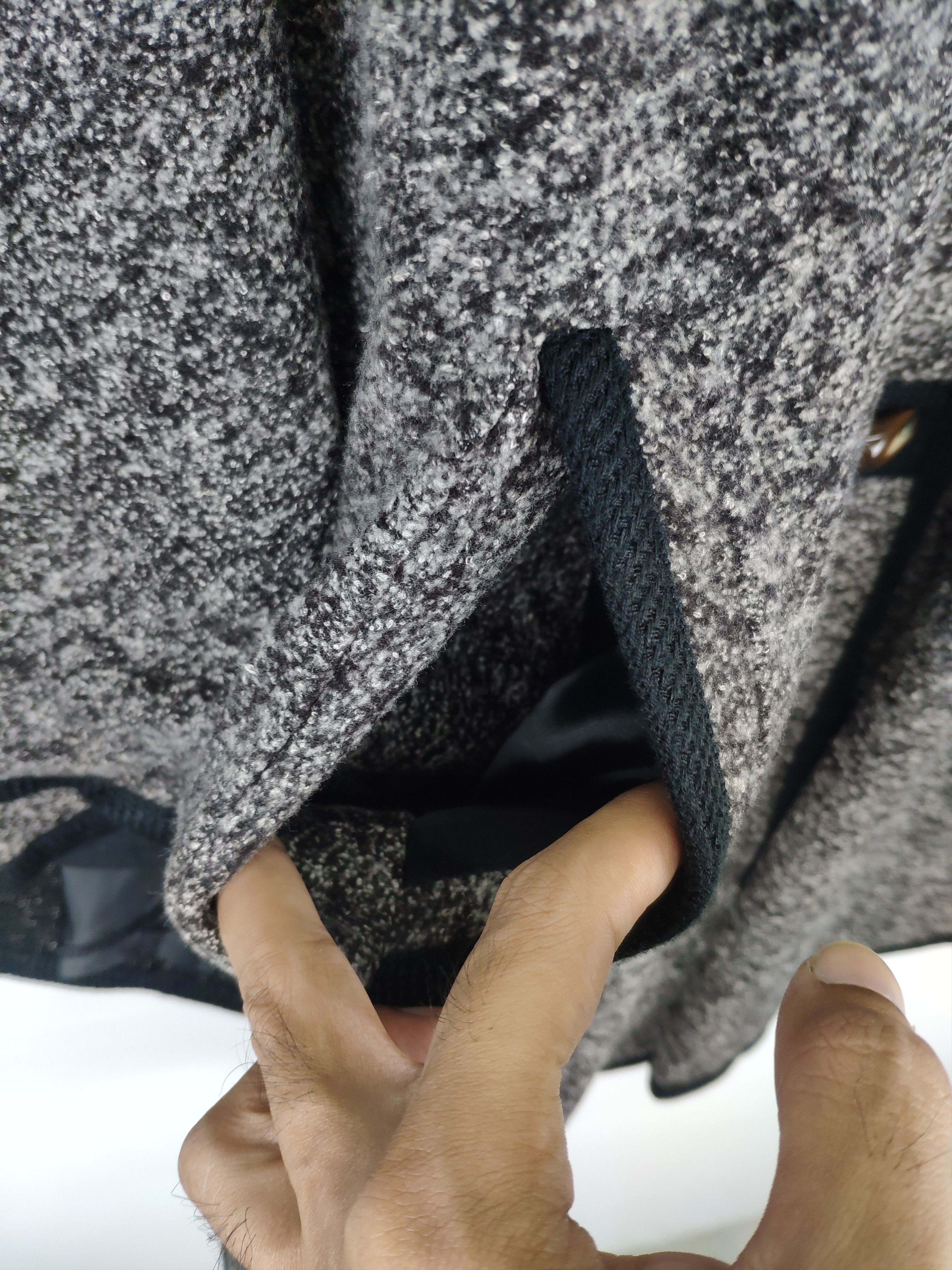 Cloak × Japanese Brand Winter Hoodie Poncho Issey Miyake Style Size ONE SIZE - 14 Thumbnail